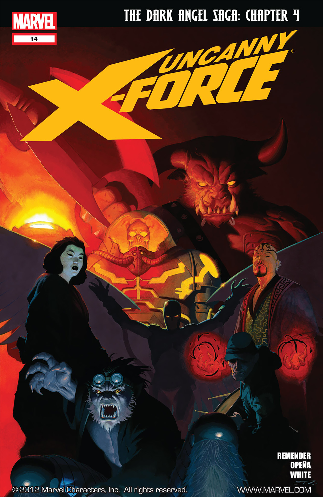 Read online Uncanny X-Force (2010) comic -  Issue #14 - 1