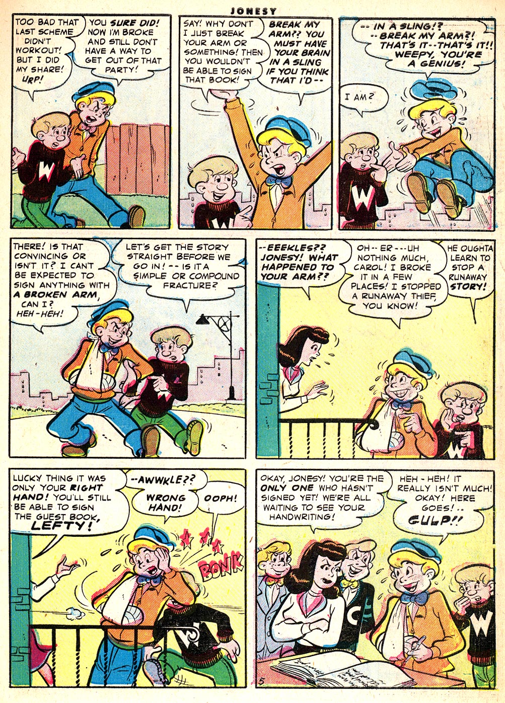 Read online Jonesy (1953) comic -  Issue #3 - 7