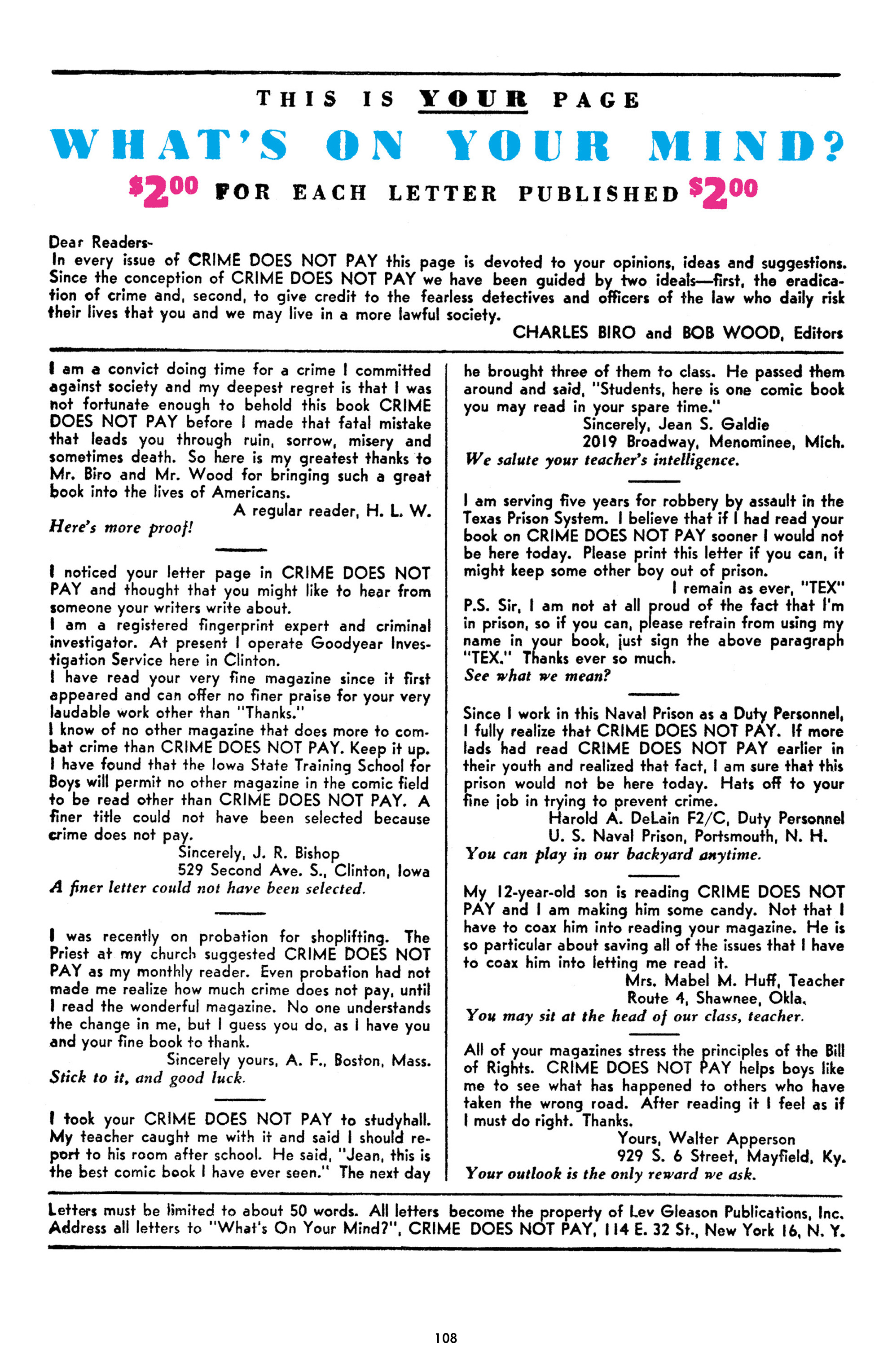 Read online Crime Does Not Pay Archives comic -  Issue # TPB 8 (Part 2) - 9