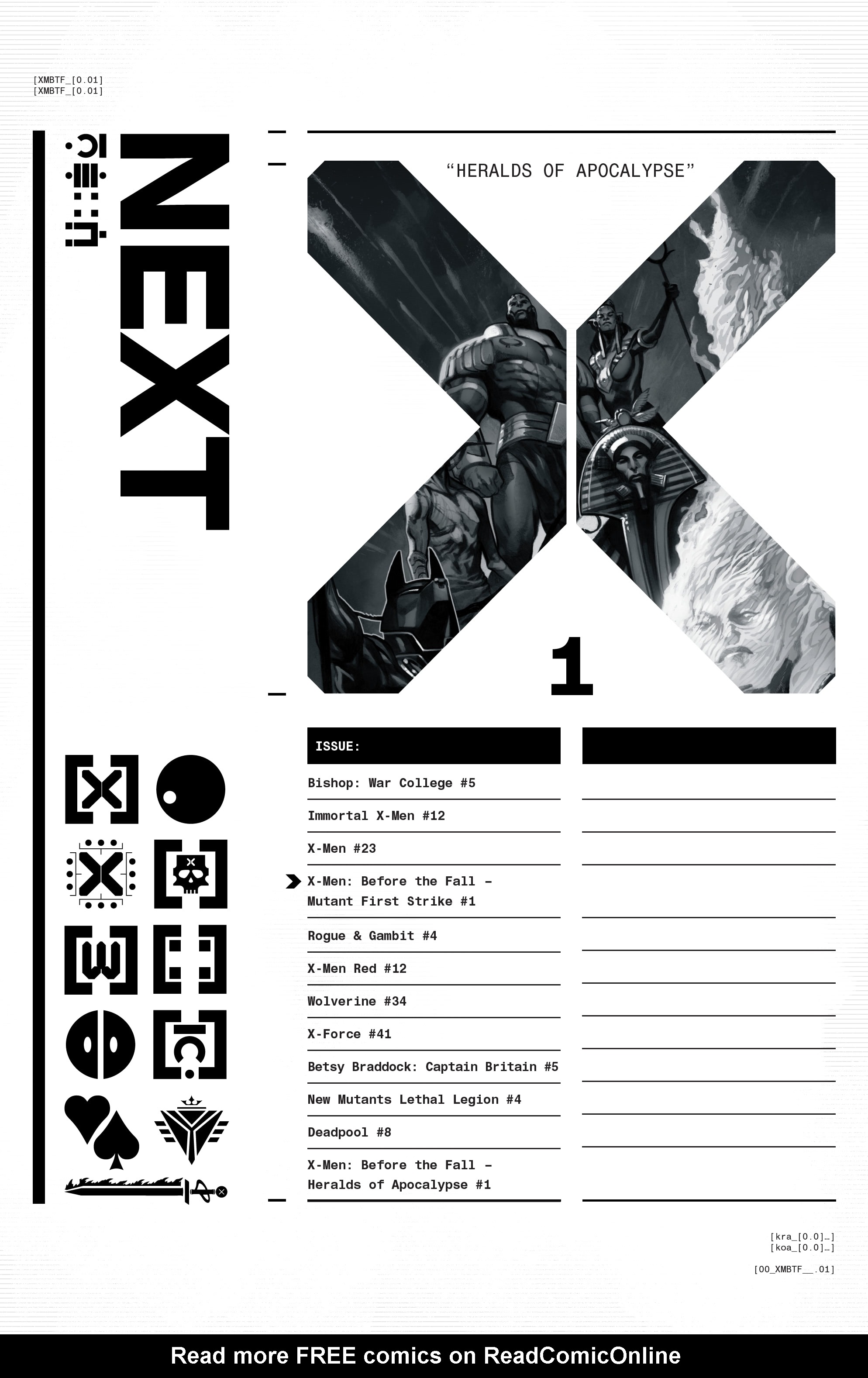 Read online X-Men: Before the Fall comic -  Issue # Mutant First Strike - 34