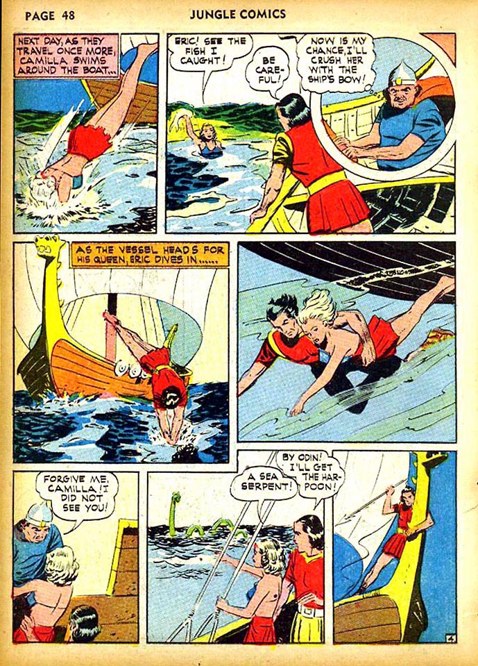 Read online Jungle Comics comic -  Issue #23 - 52