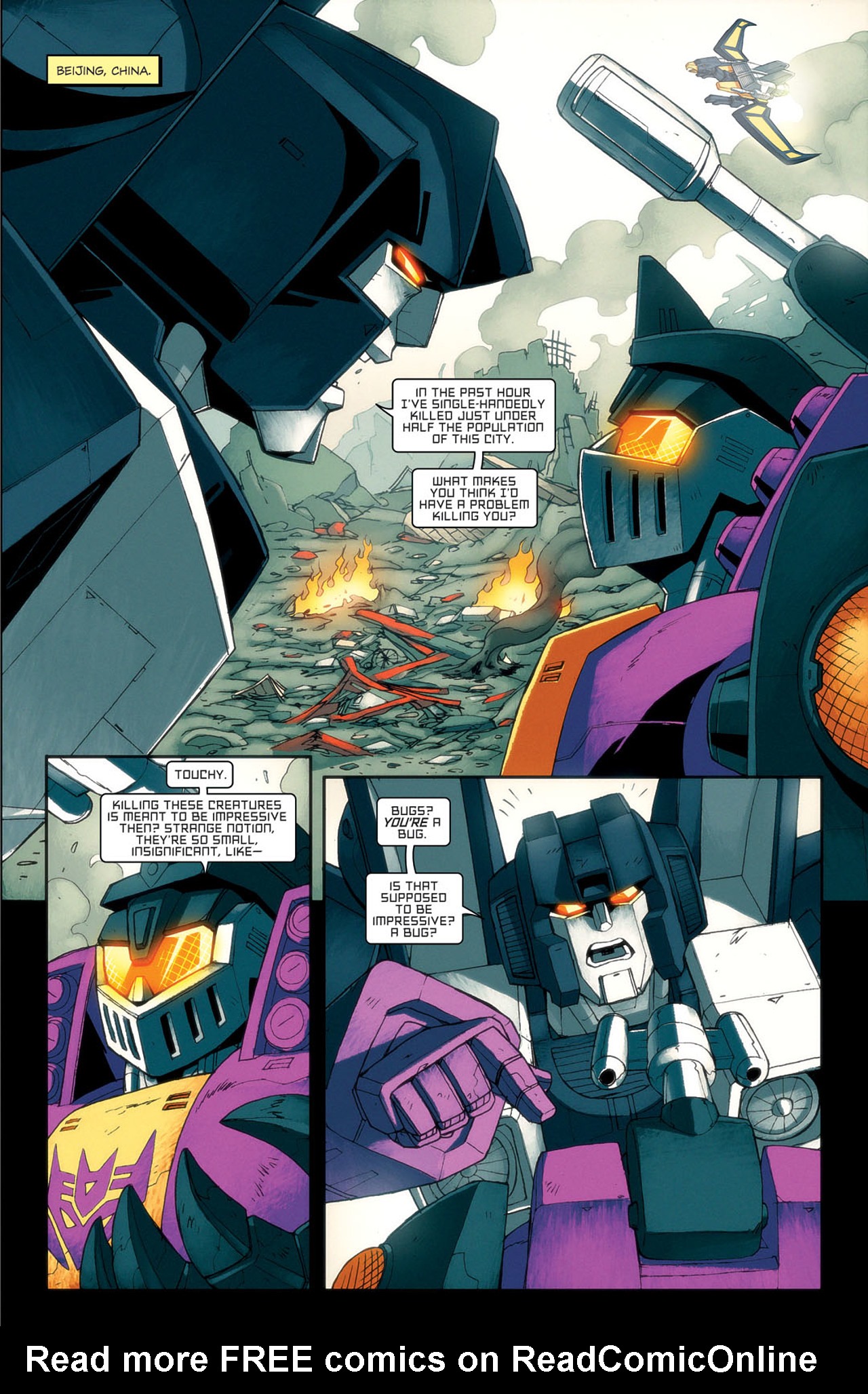 Read online The Transformers: All Hail Megatron comic -  Issue #6 - 9