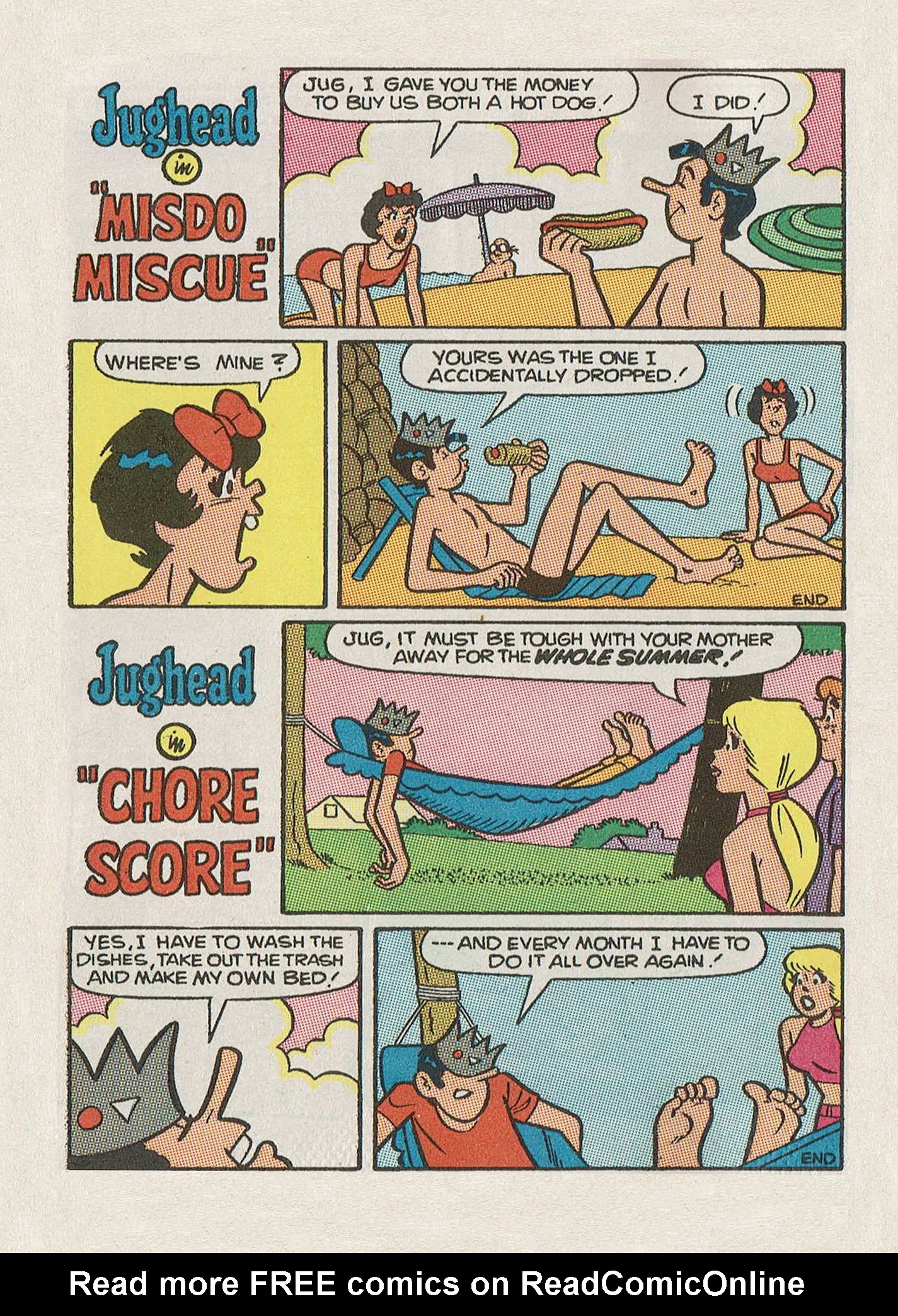 Read online Archie Annual Digest Magazine comic -  Issue #59 - 50