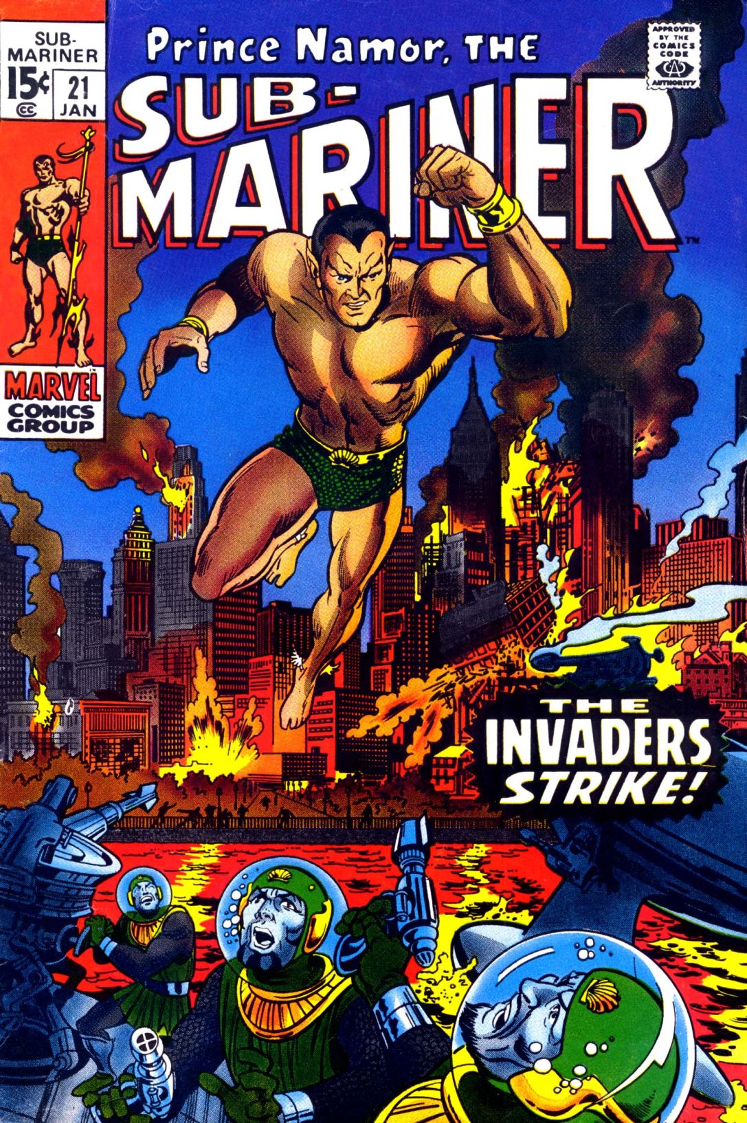Read online The Sub-Mariner comic -  Issue #21 - 1