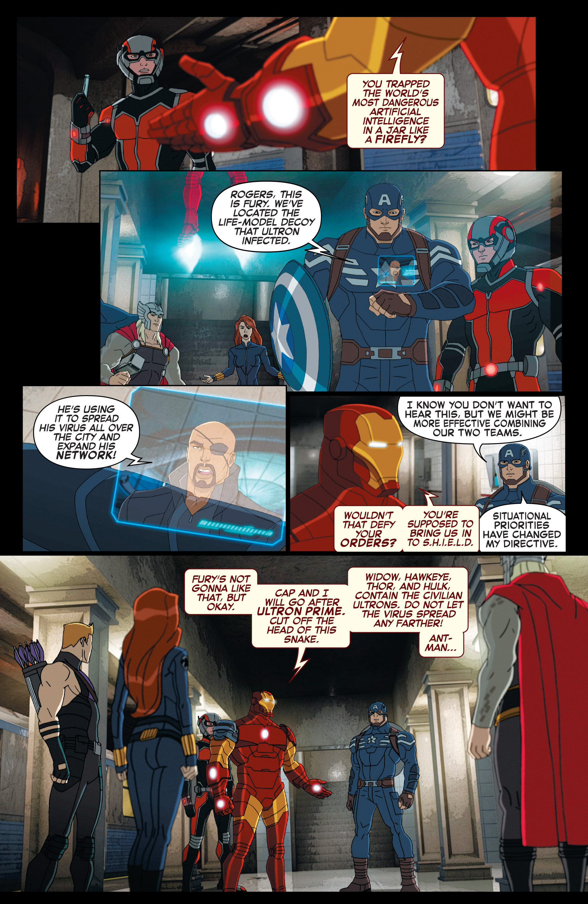 Read online Marvel Universe Avengers Assemble: Civil War comic -  Issue #4 - 10