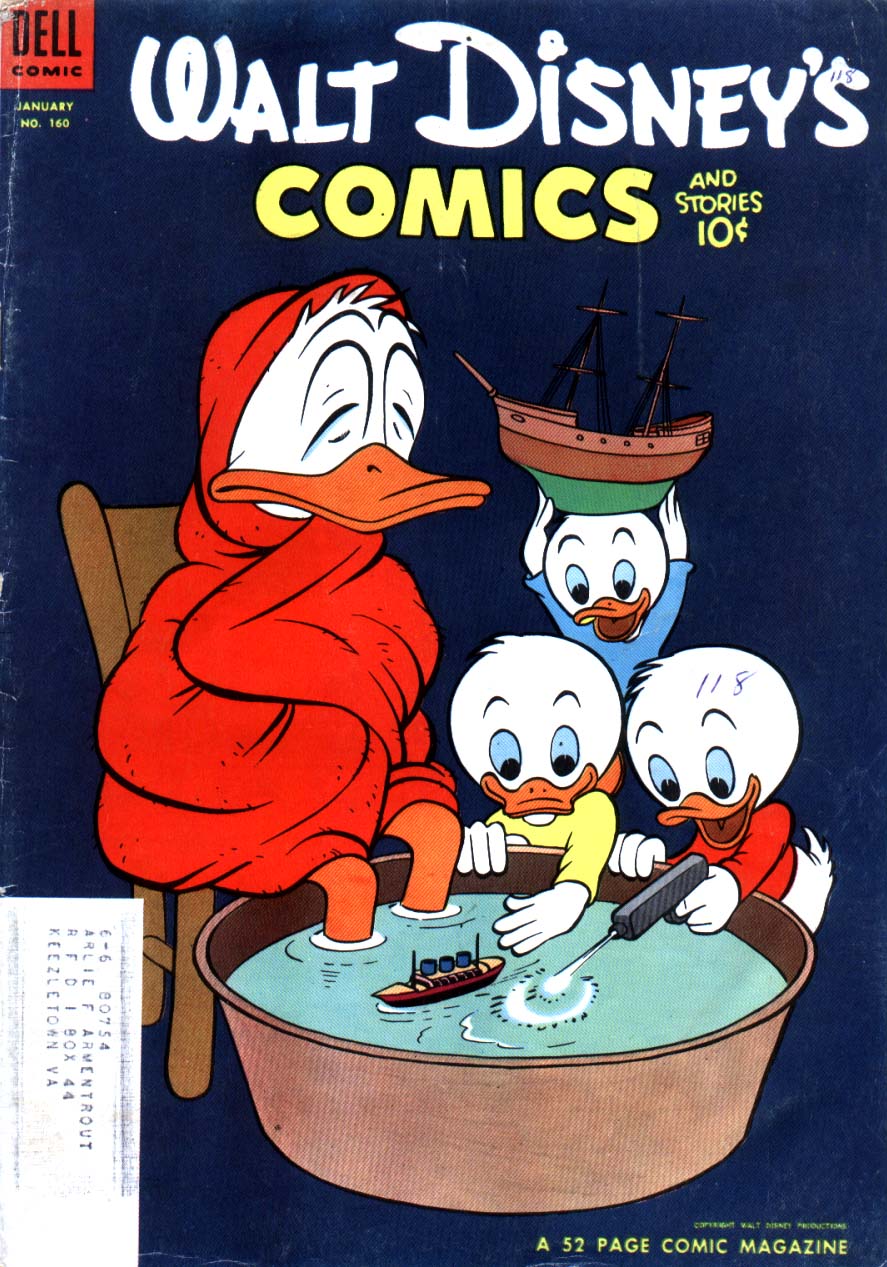 Read online Walt Disney's Comics and Stories comic -  Issue #160 - 1