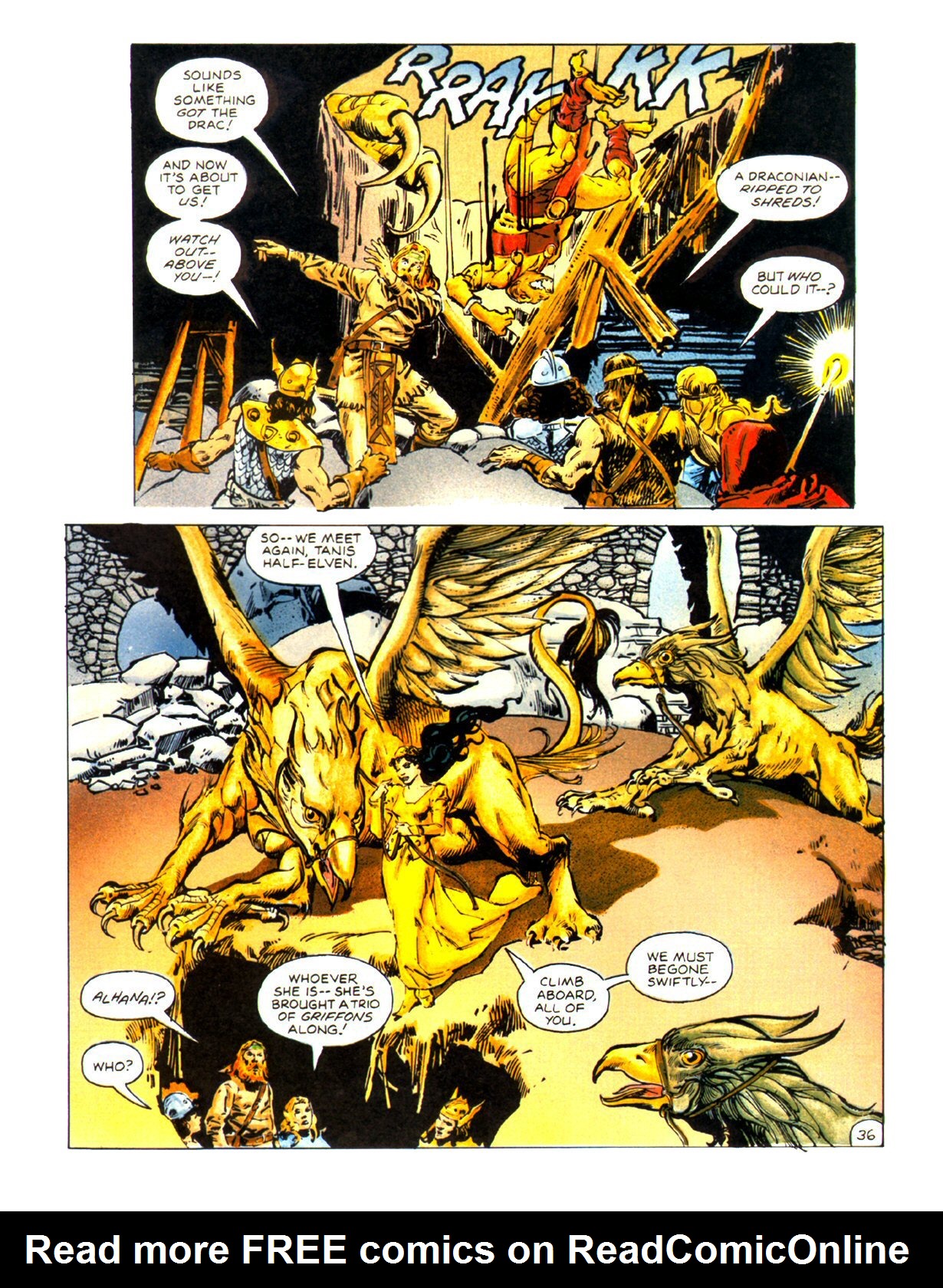 Read online Dragonlance Saga comic -  Issue #3 - 39