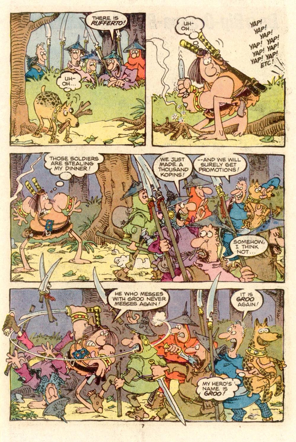 Read online Sergio Aragonés Groo the Wanderer comic -  Issue #29 - 7