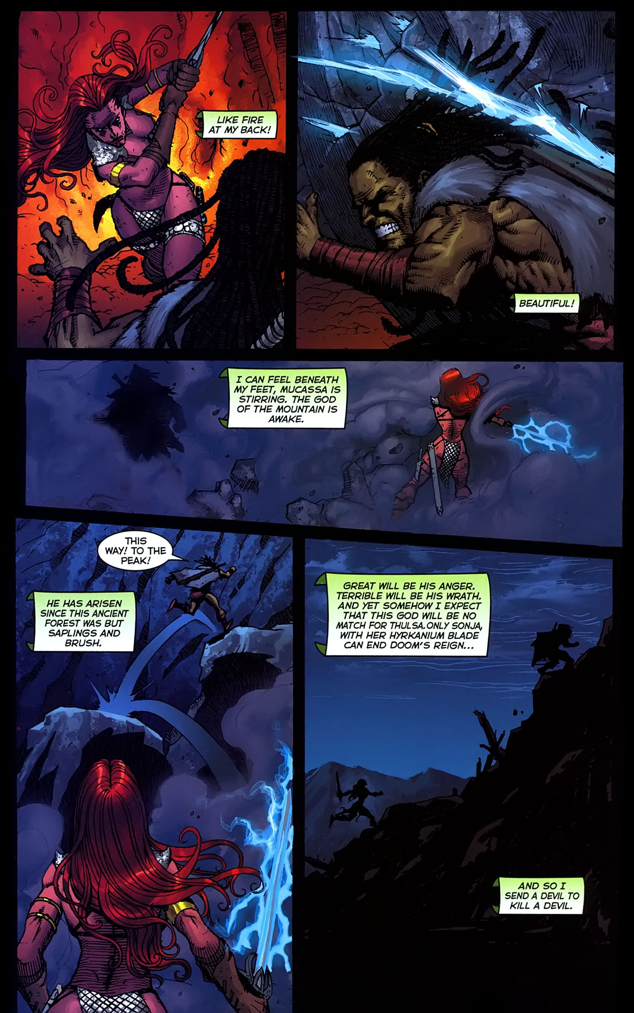 Read online Sword of Red Sonja: Doom of the Gods comic -  Issue #3 - 16