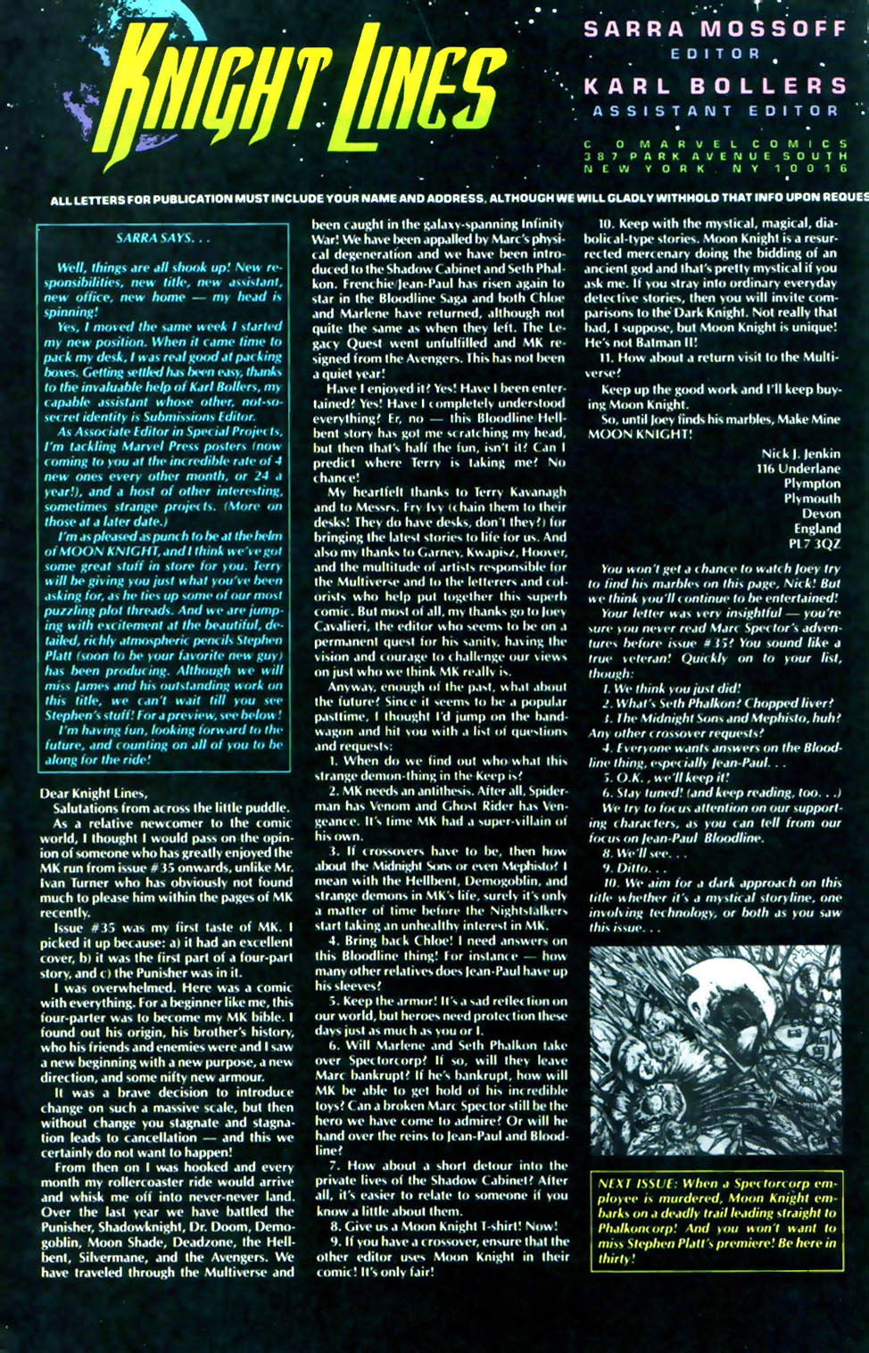 Read online Marc Spector: Moon Knight comic -  Issue #54 - 26