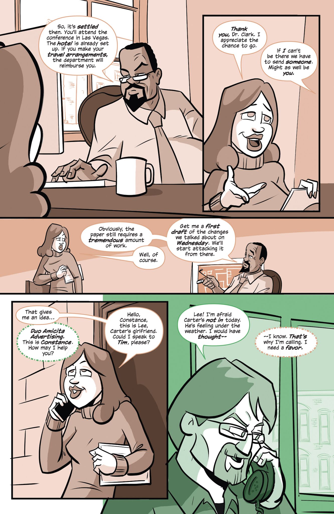Read online Long Distance comic -  Issue #3 - 22
