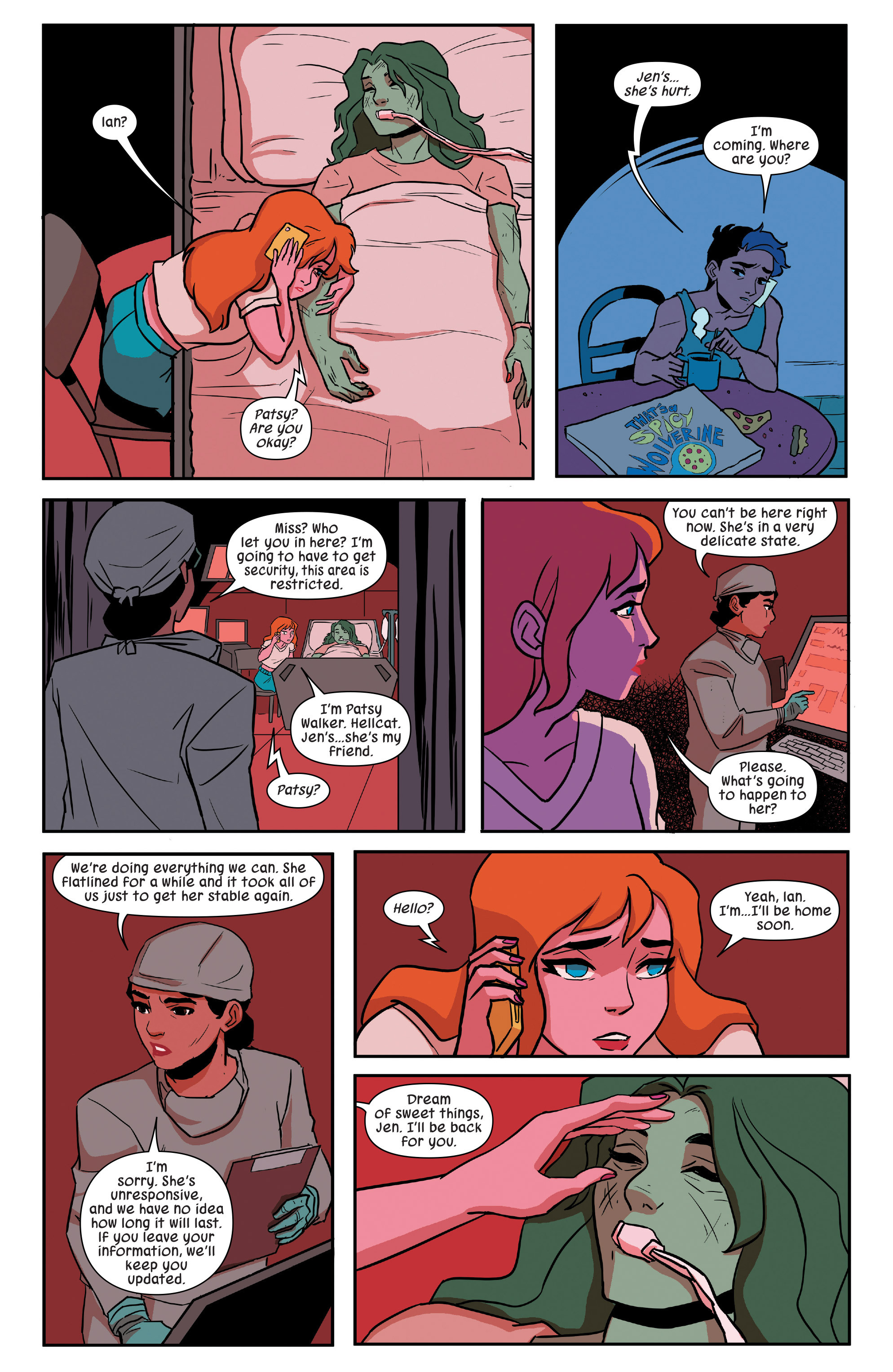 Read online Patsy Walker, A.K.A. Hellcat! comic -  Issue #8 - 9