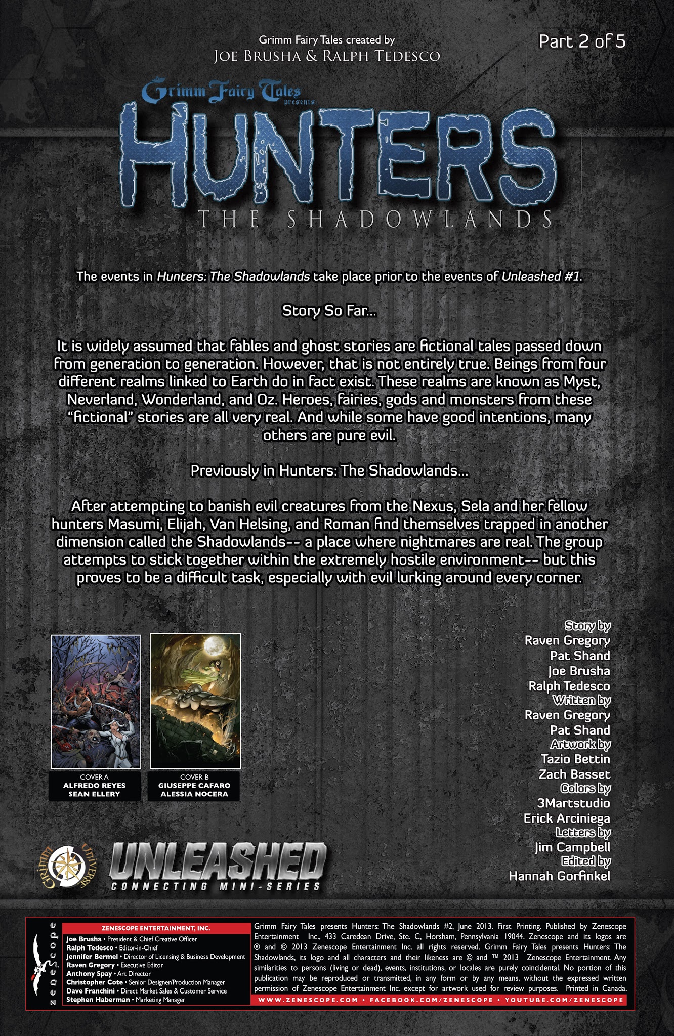 Read online Grimm Fairy Tales presents Hunters: The Shadowlands comic -  Issue # TPB - 31