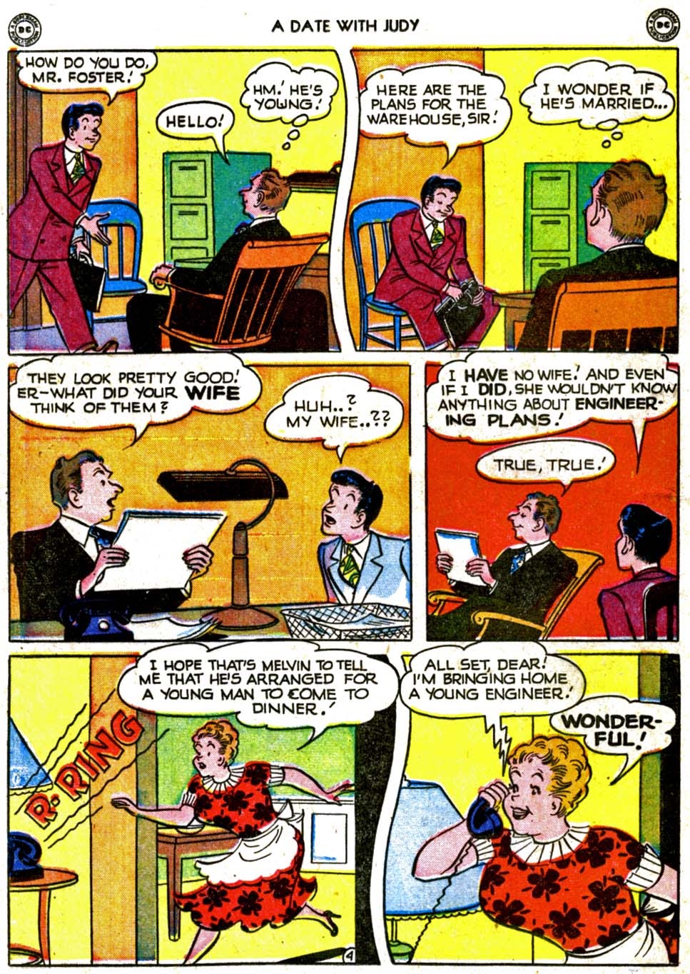 Read online A Date with Judy comic -  Issue #12 - 28