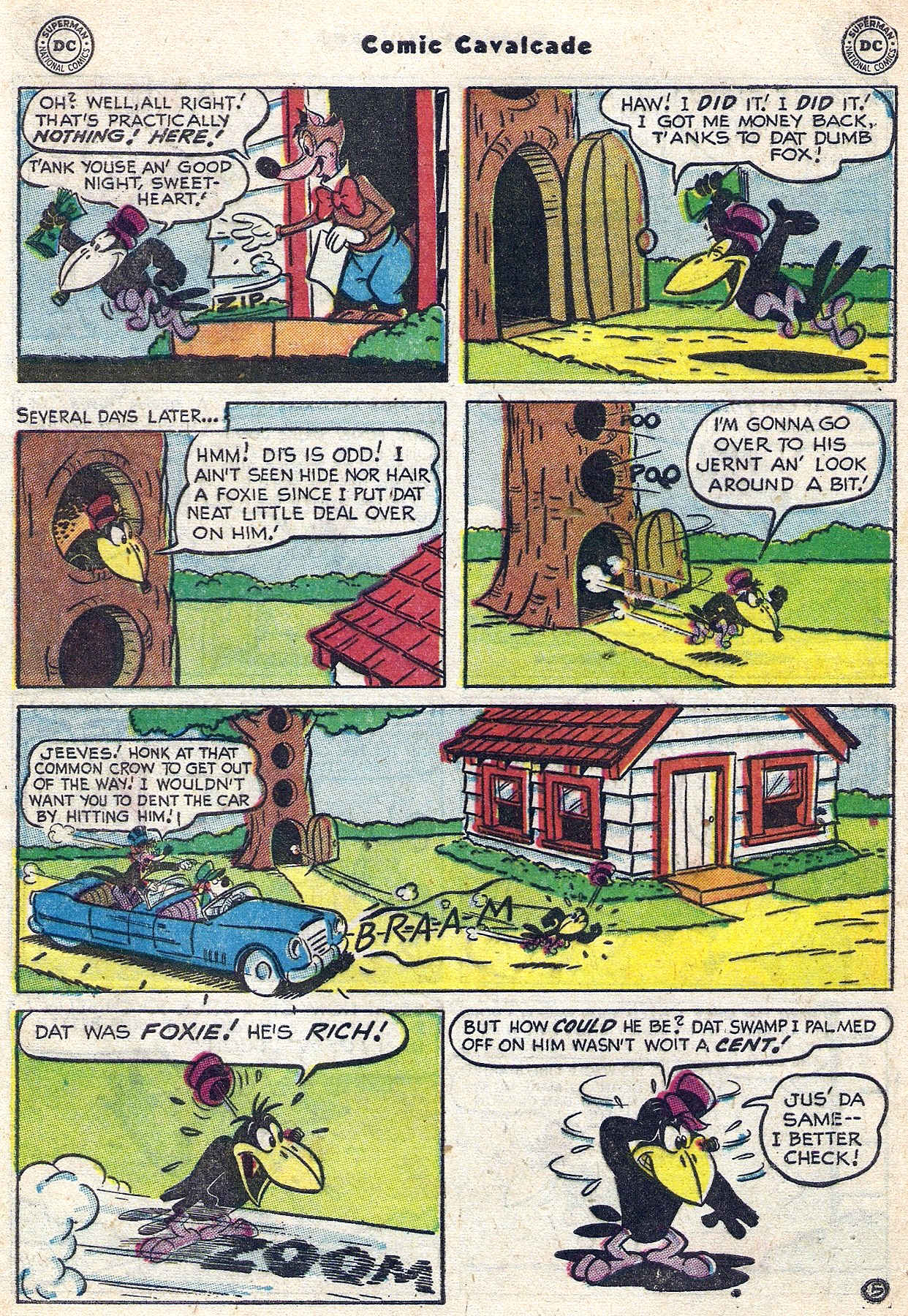 Read online Comic Cavalcade comic -  Issue #56 - 7