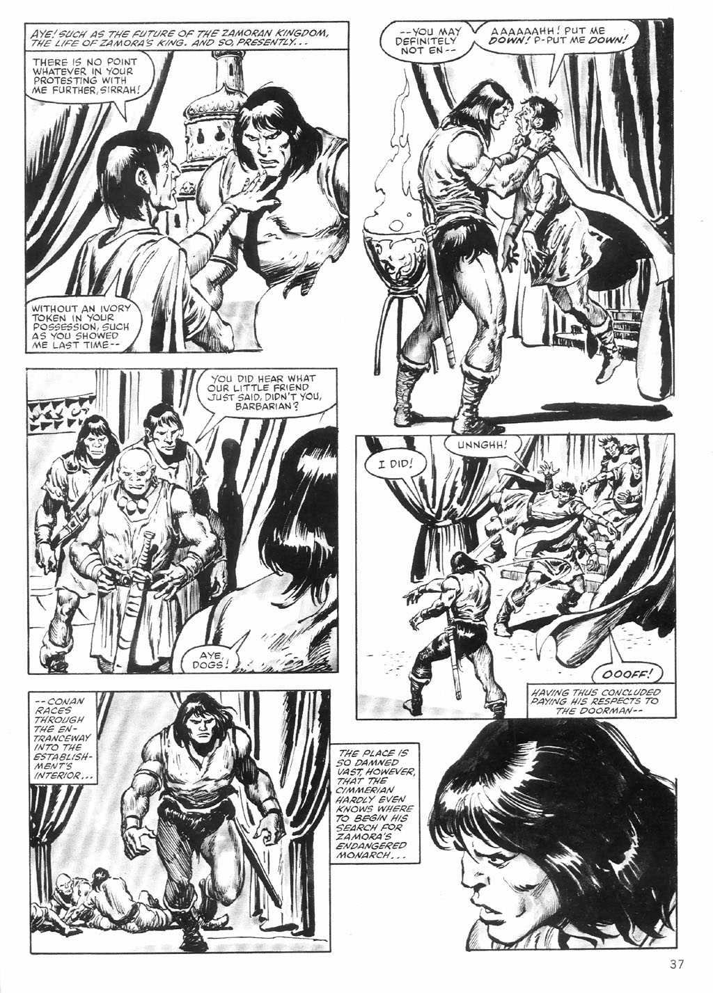 Read online The Savage Sword Of Conan comic -  Issue #81 - 37
