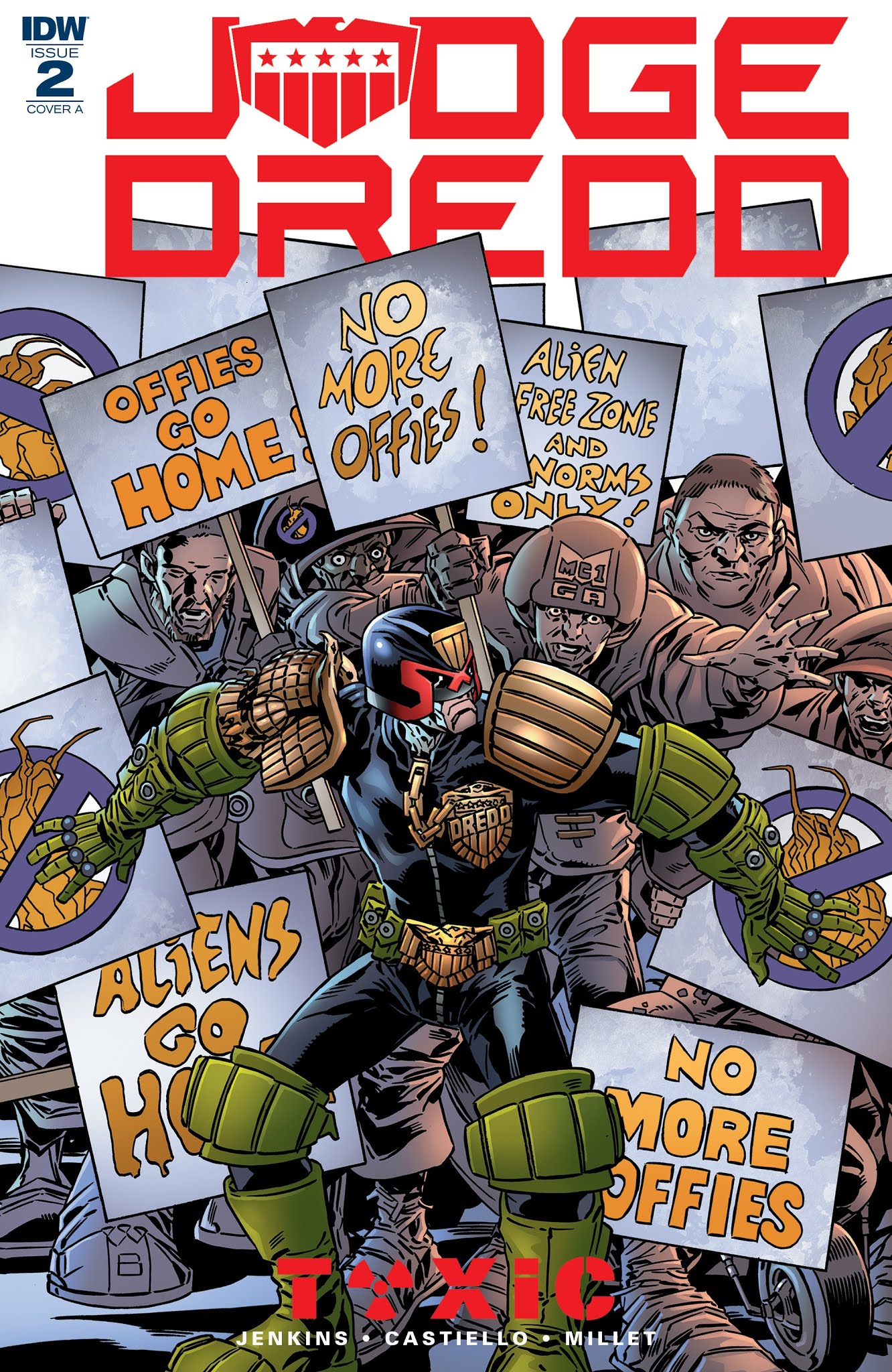 Read online Judge Dredd: Toxic comic -  Issue #2 - 1