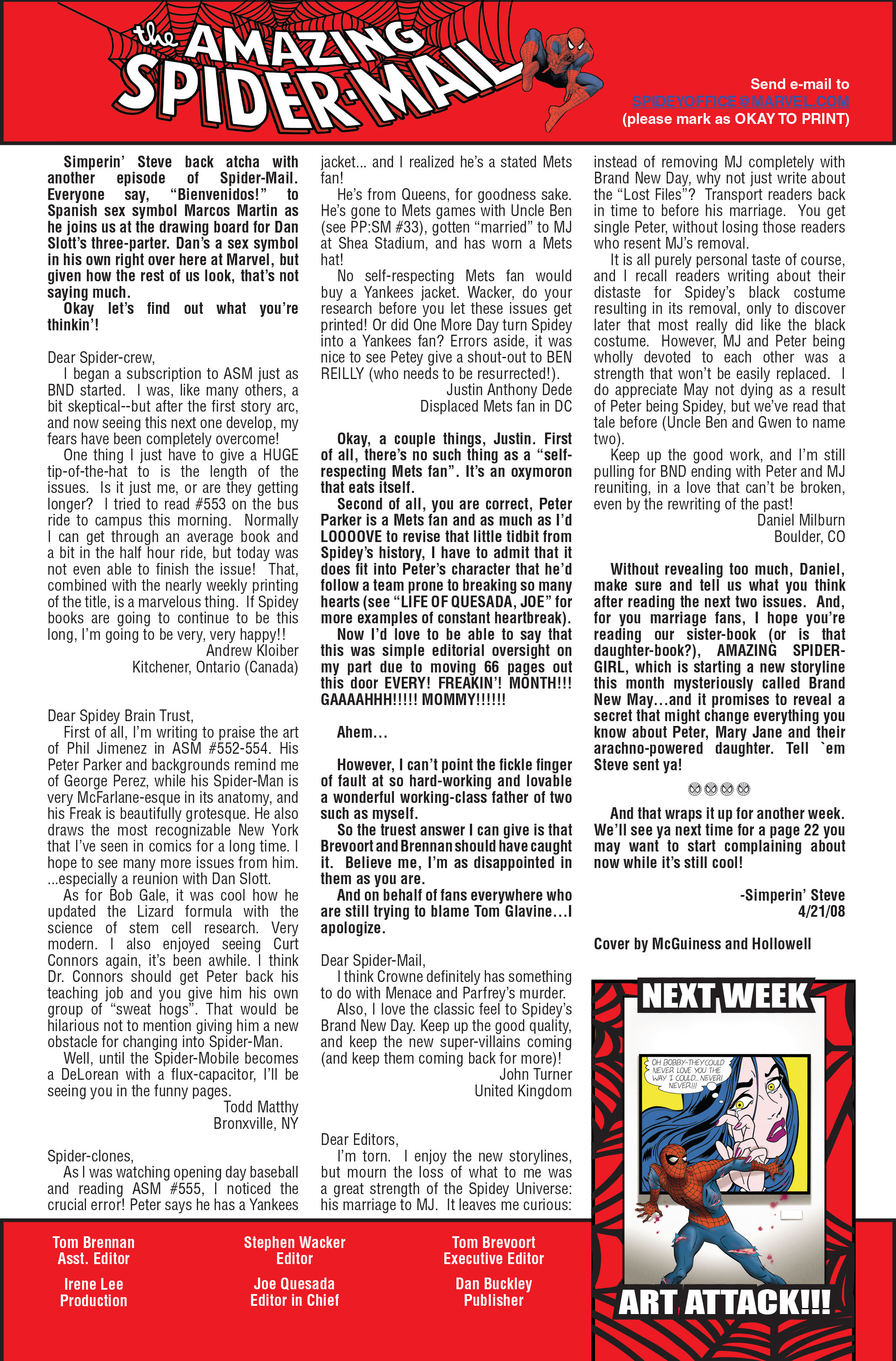 Read online The Amazing Spider-Man (1963) comic -  Issue #559 - 24