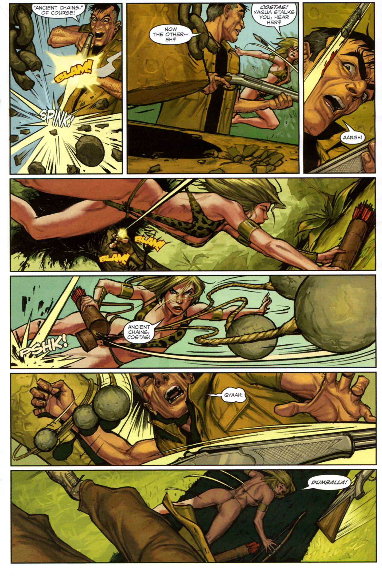 Read online Sheena - Trail of the Mapinguari comic -  Issue # Full - 35