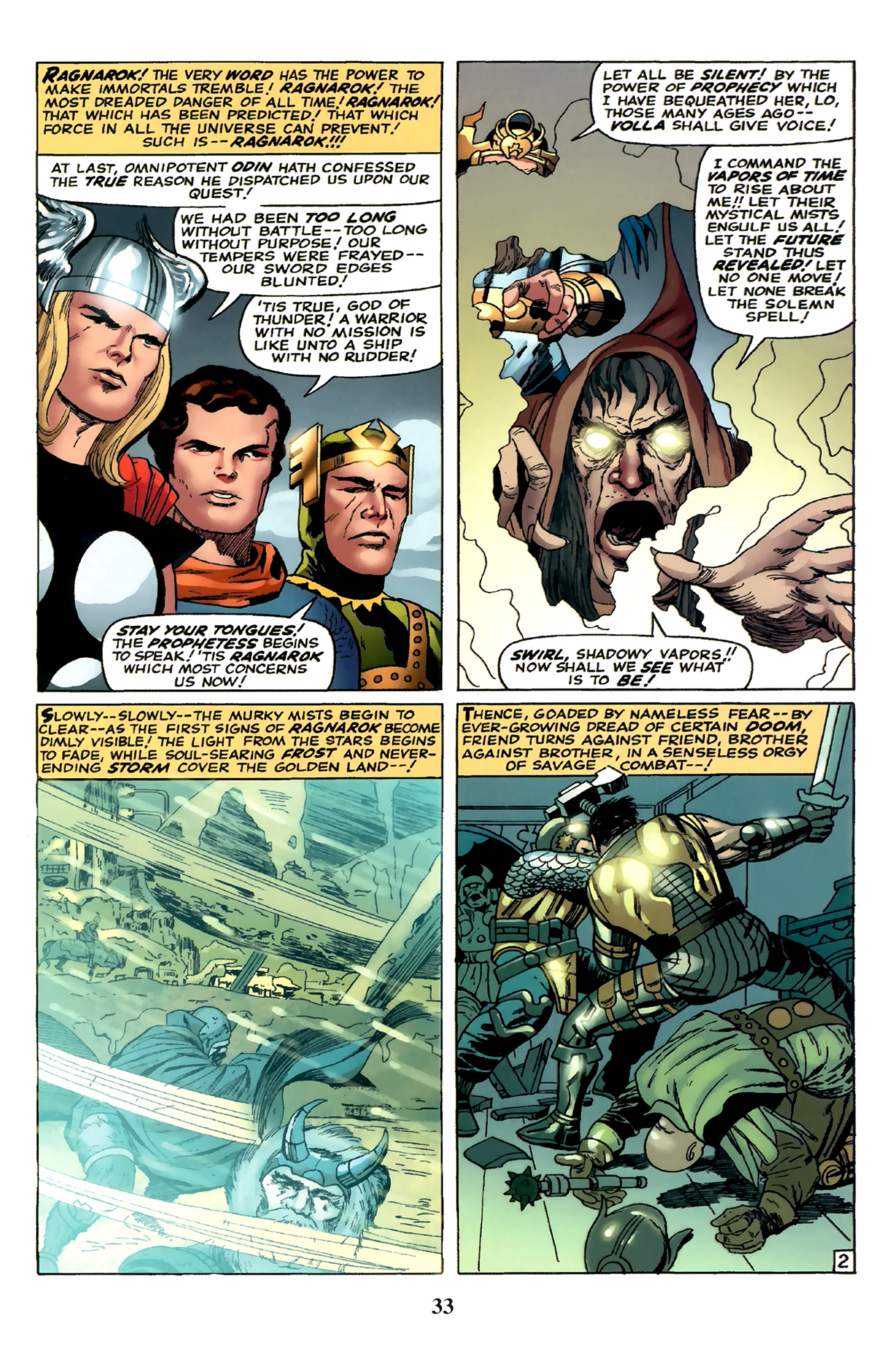 Read online Thor: Tales of Asgard by Stan Lee & Jack Kirby comic -  Issue #4 - 35