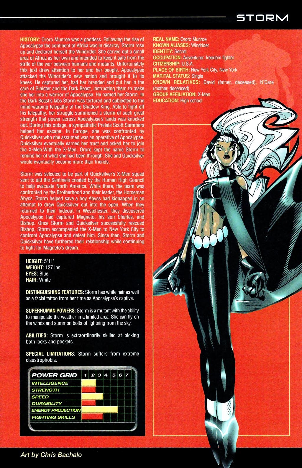 Read online Official Handbook of the Marvel Universe: X-Men Age of Apocalypse 2005 comic -  Issue # Full - 25