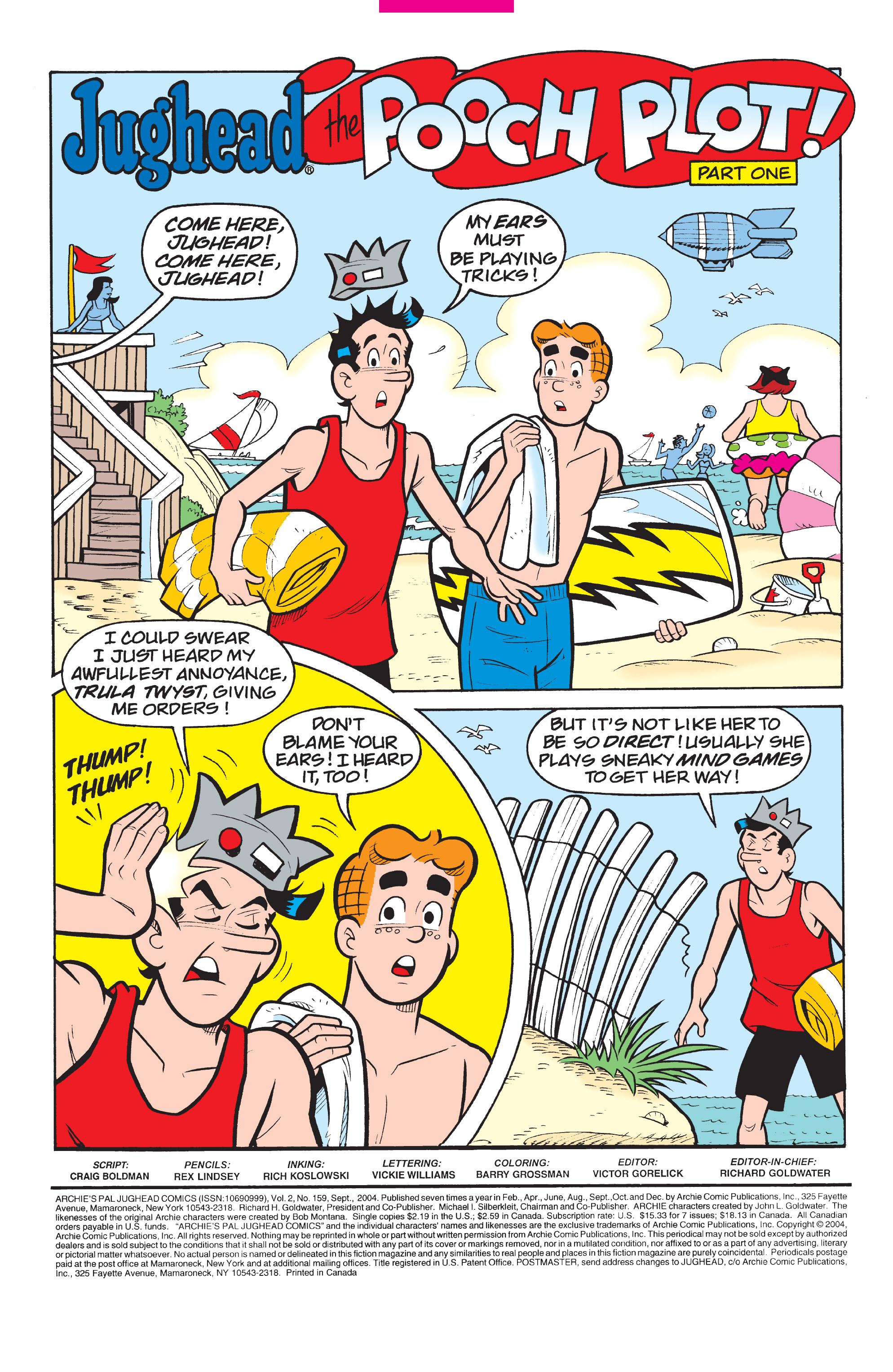 Read online Archie's Pal Jughead Comics comic -  Issue #159 - 2
