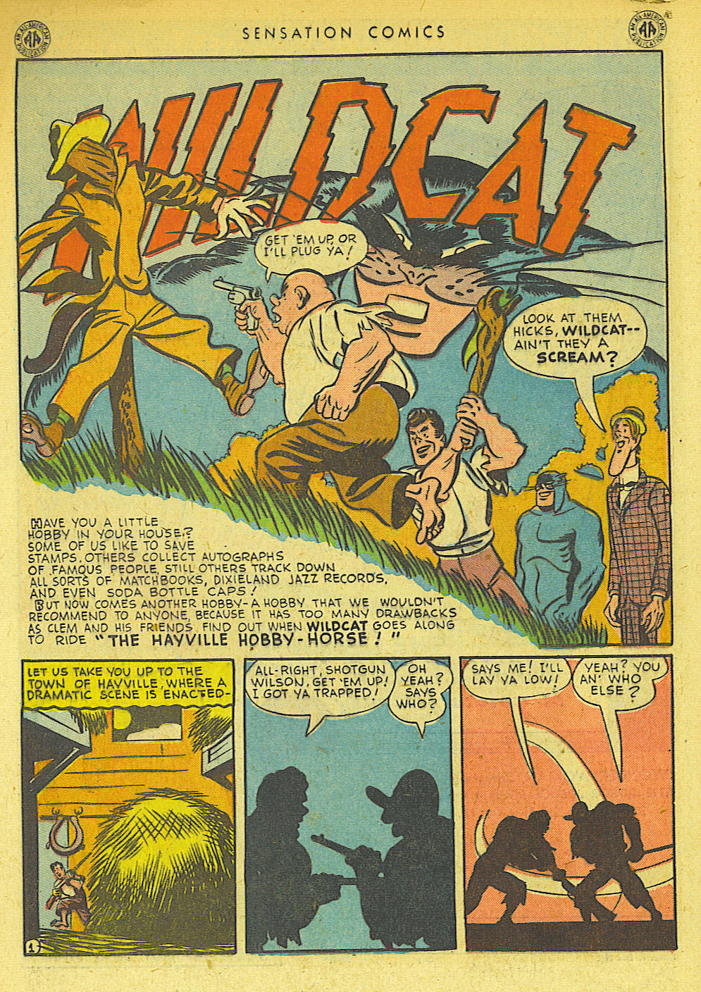 Read online Sensation (Mystery) Comics comic -  Issue #42 - 42