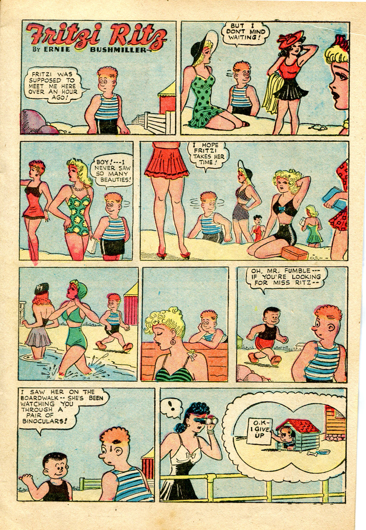 Read online Fritzi Ritz (1948) comic -  Issue #7 - 15