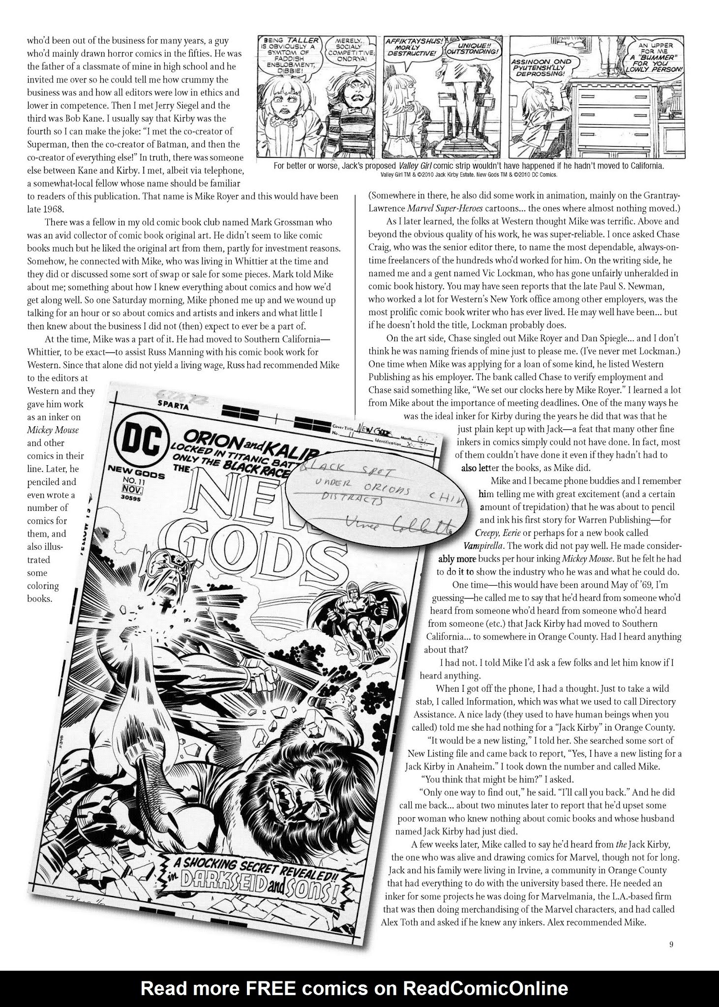 Read online The Jack Kirby Collector comic -  Issue #55 - 10