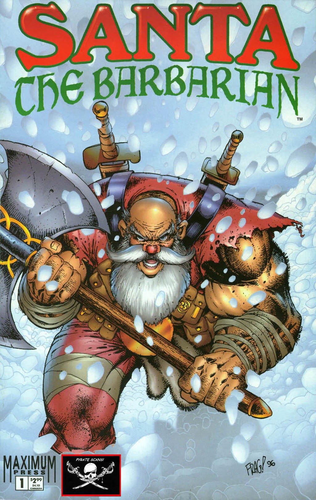 Read online Santa The Barbarian comic -  Issue # Full - 1