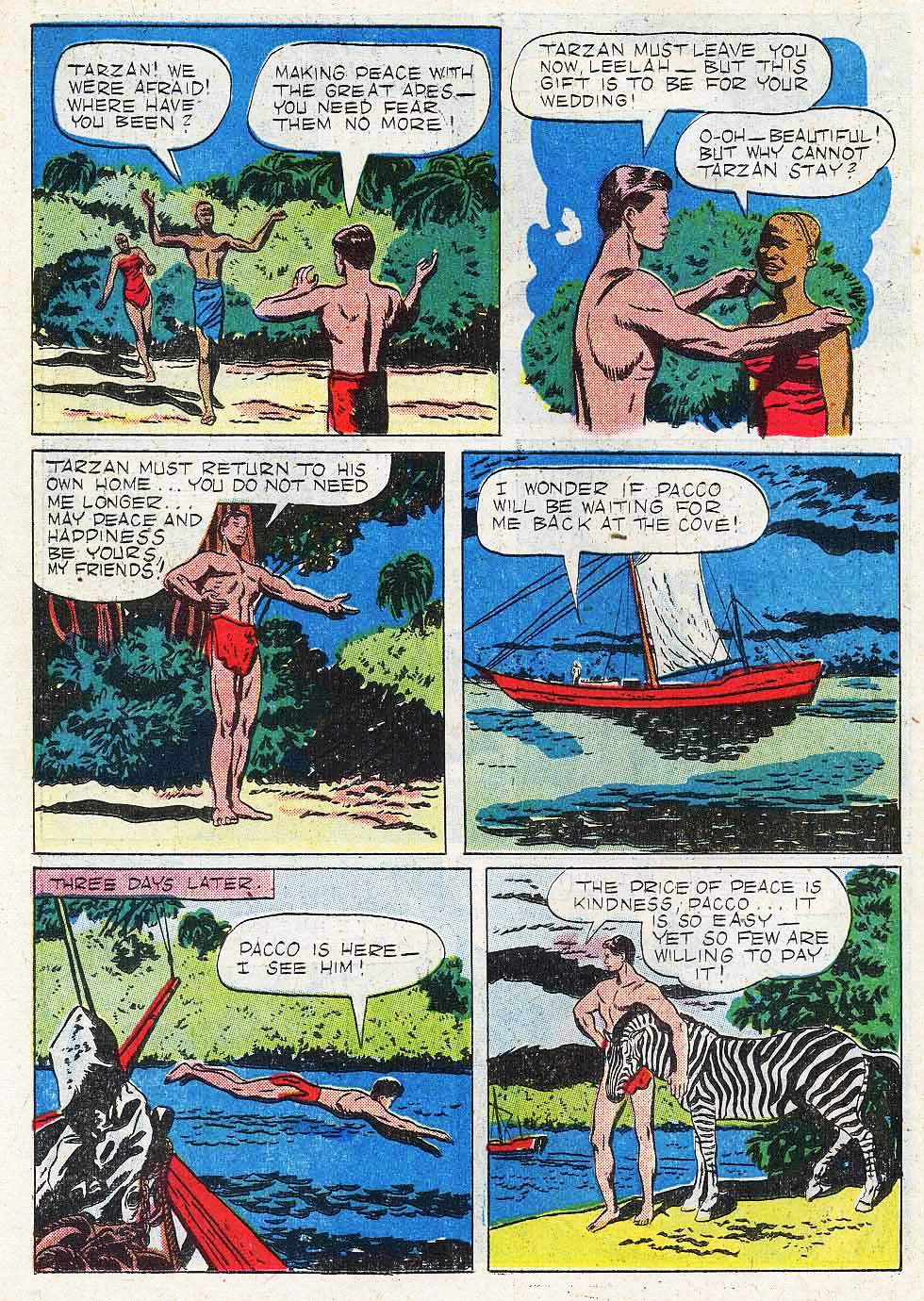 Read online Tarzan (1948) comic -  Issue #12 - 26
