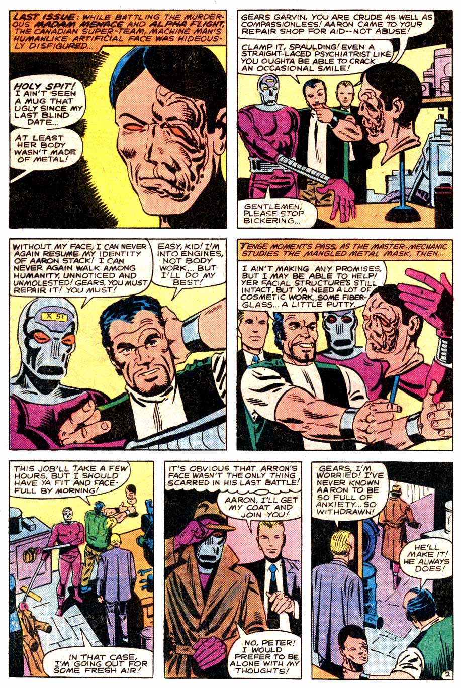 Read online Machine Man (1978) comic -  Issue #19 - 3