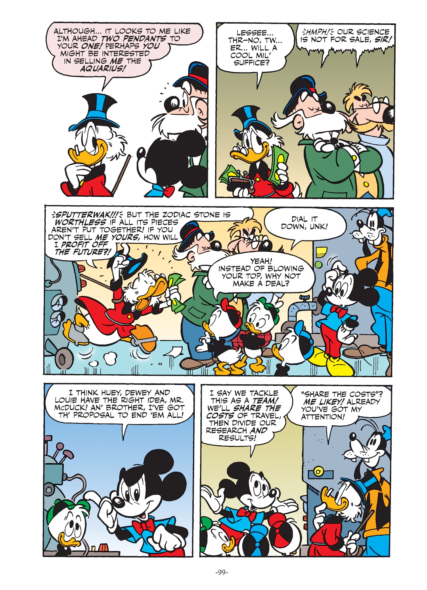 Read online Mickey and Donald: The Search For the Zodiac Stone comic -  Issue # TPB - 98