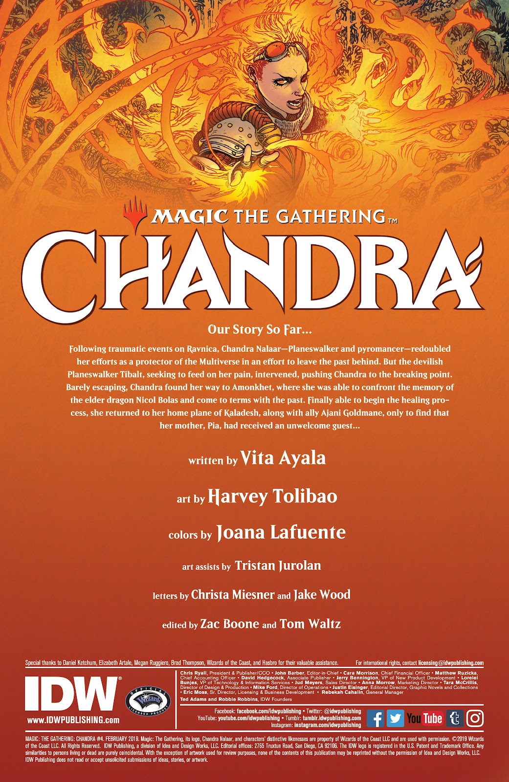Magic: The Gathering: Chandra issue 4 - Page 2