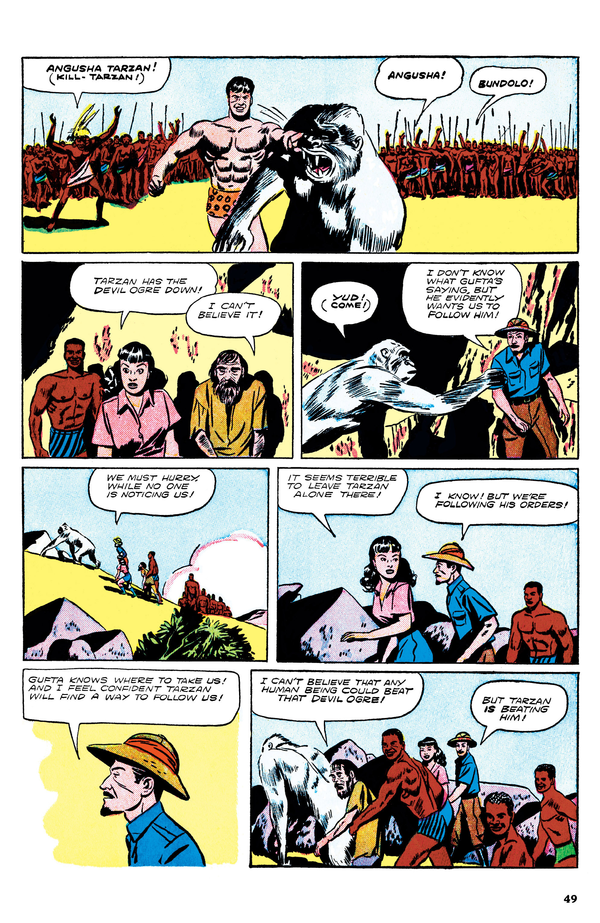 Read online Edgar Rice Burroughs Tarzan: The Jesse Marsh Years Omnibus comic -  Issue # TPB (Part 1) - 50