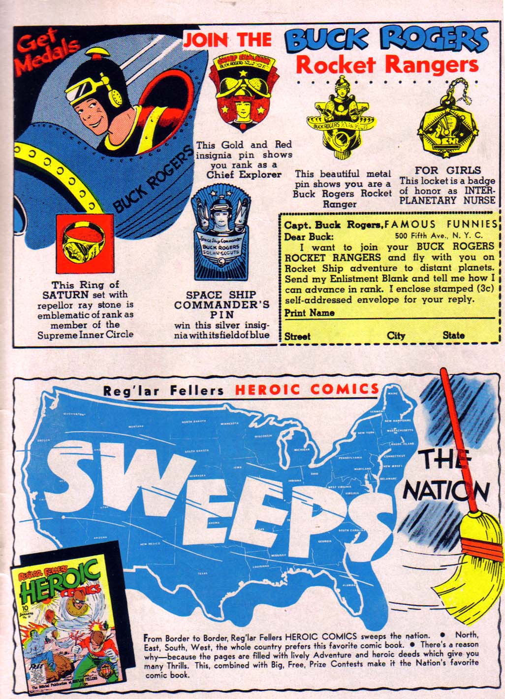 Read online Famous Funnies comic -  Issue #89 - 52