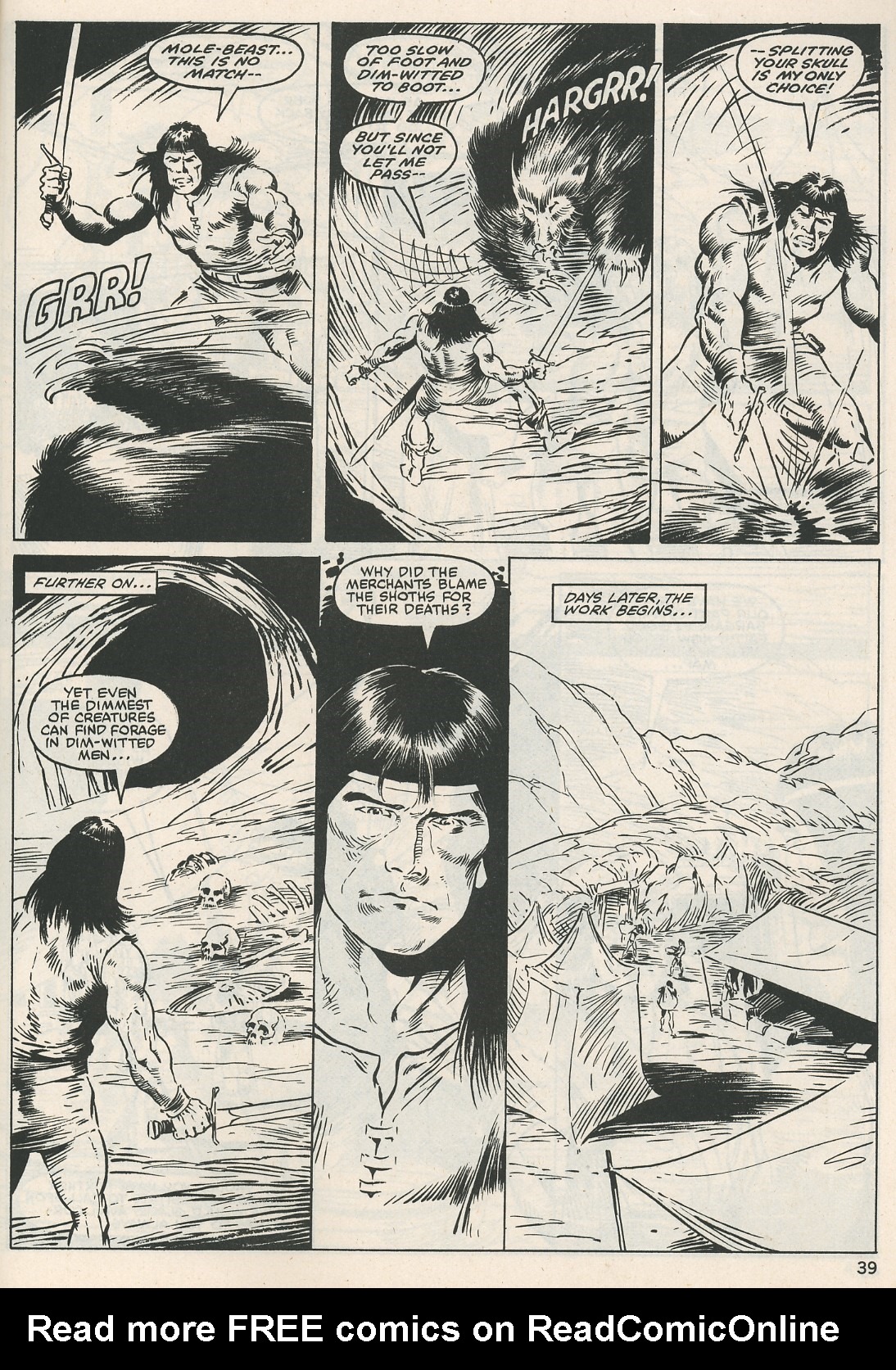 Read online The Savage Sword Of Conan comic -  Issue #115 - 39