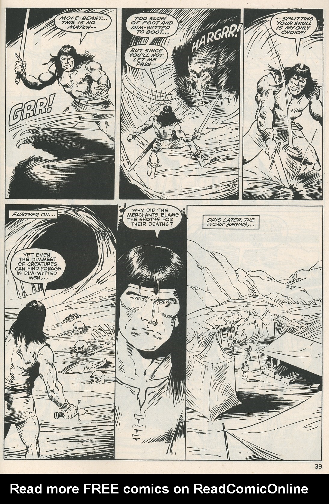 Read online The Savage Sword Of Conan comic -  Issue #115 - 39