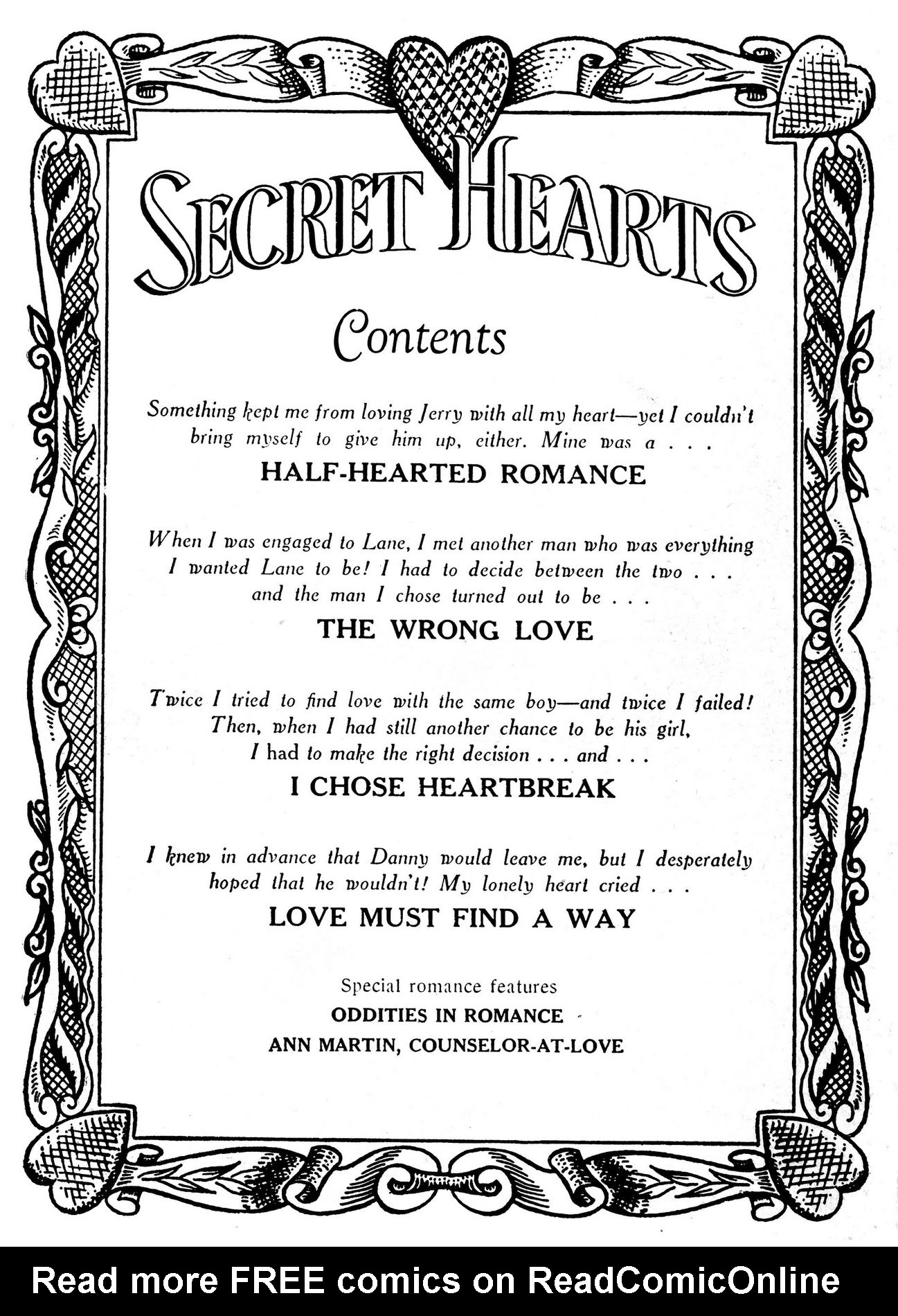 Read online Secret Hearts comic -  Issue #18 - 2