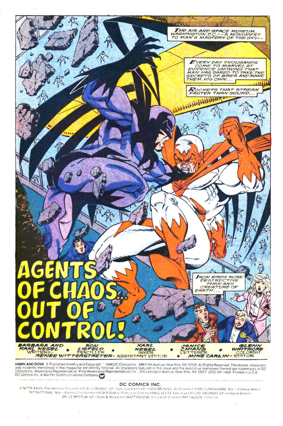 Read online Hawk and Dove (1988) comic -  Issue #3 - 2