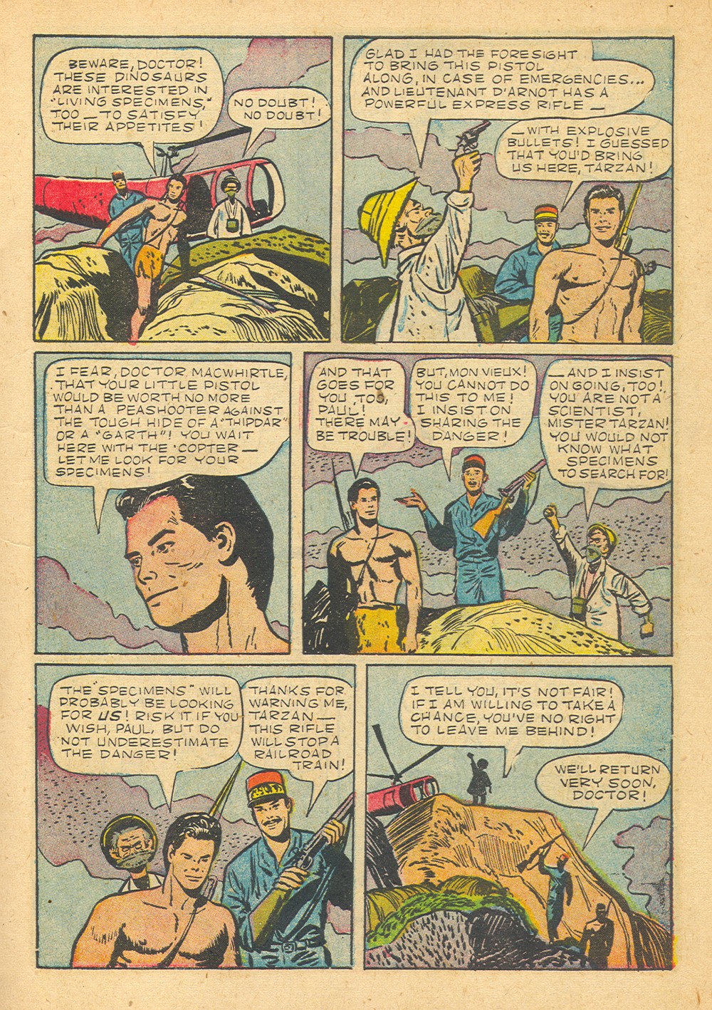 Read online Tarzan (1948) comic -  Issue #24 - 7