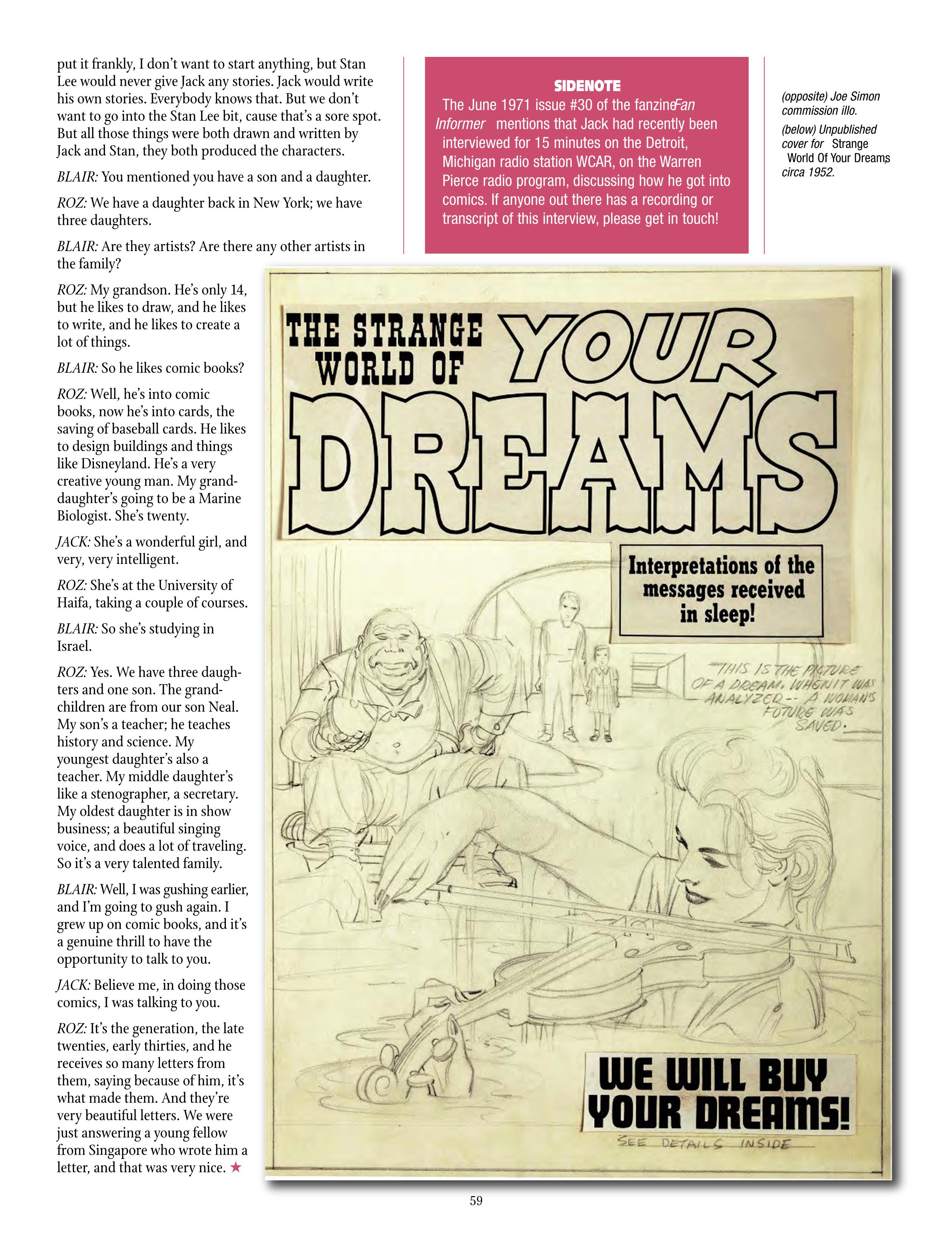 Read online The Jack Kirby Collector comic -  Issue #69 - 61