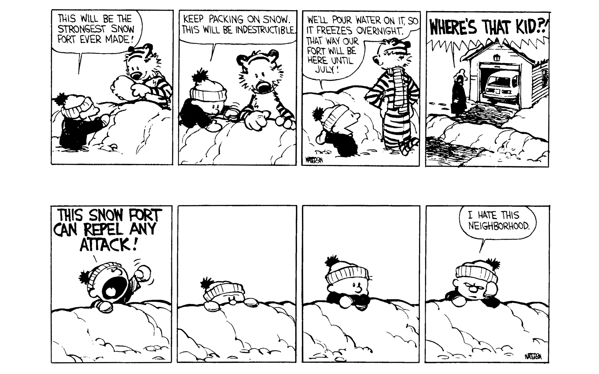 Read online Calvin and Hobbes comic -  Issue #3 - 132