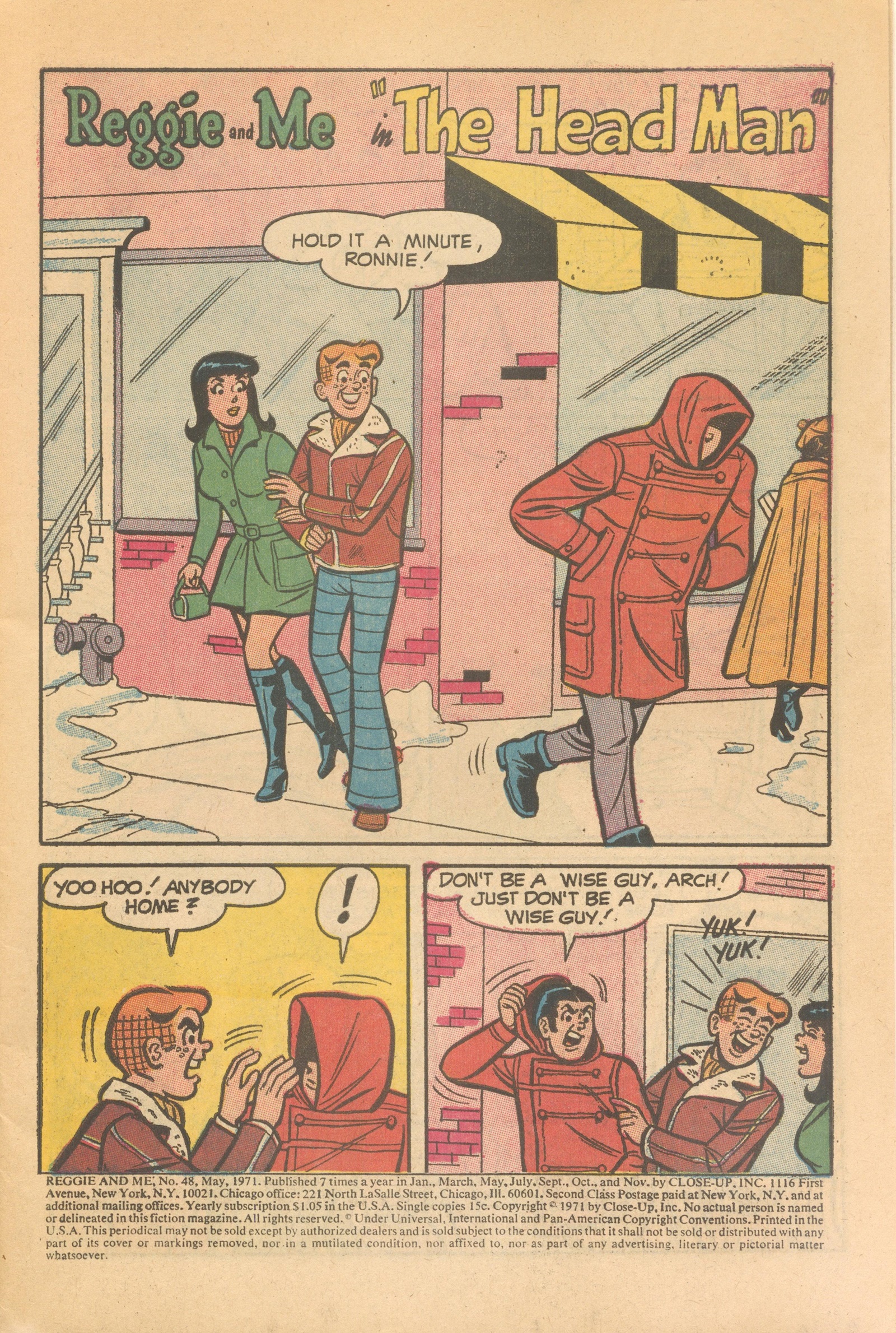 Read online Reggie and Me (1966) comic -  Issue #48 - 3