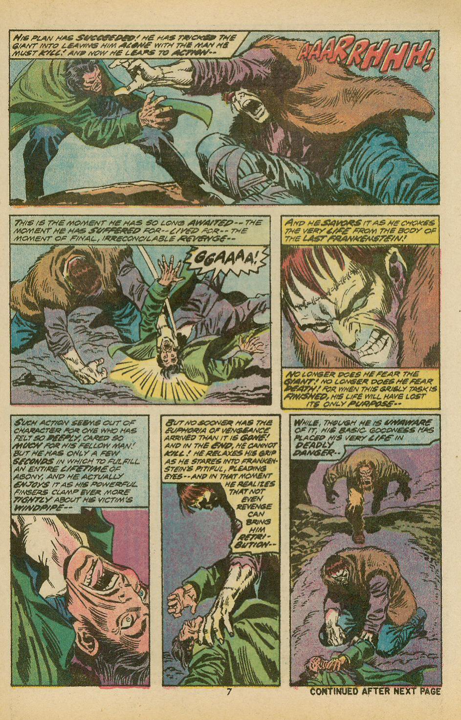 Read online Frankenstein (1973) comic -  Issue #10 - 6