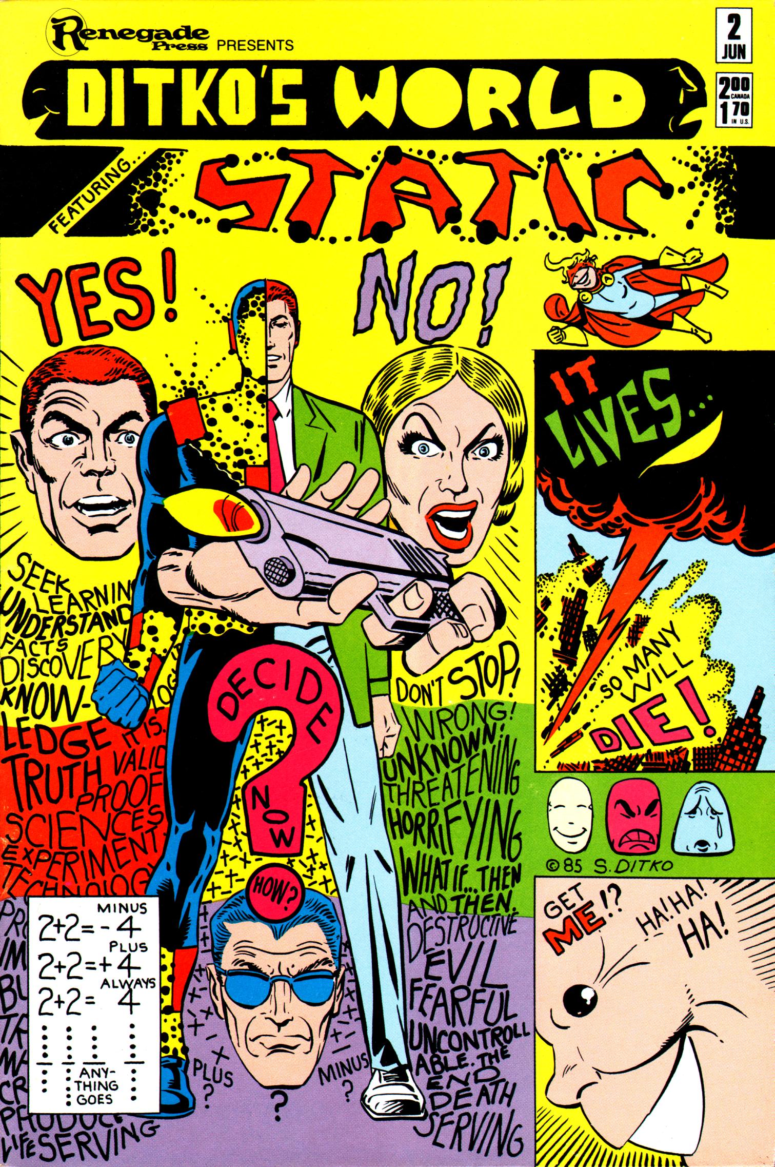 Read online Ditko's World featuring Static comic -  Issue #2 - 1