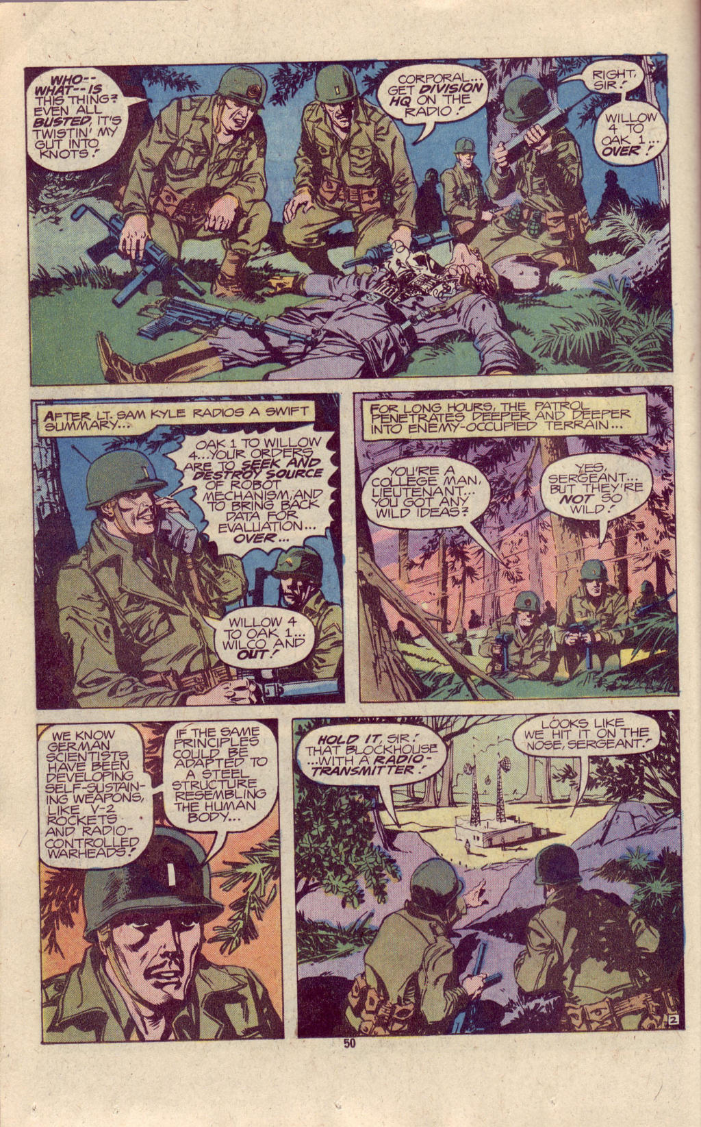 Read online G.I. Combat (1952) comic -  Issue #211 - 50