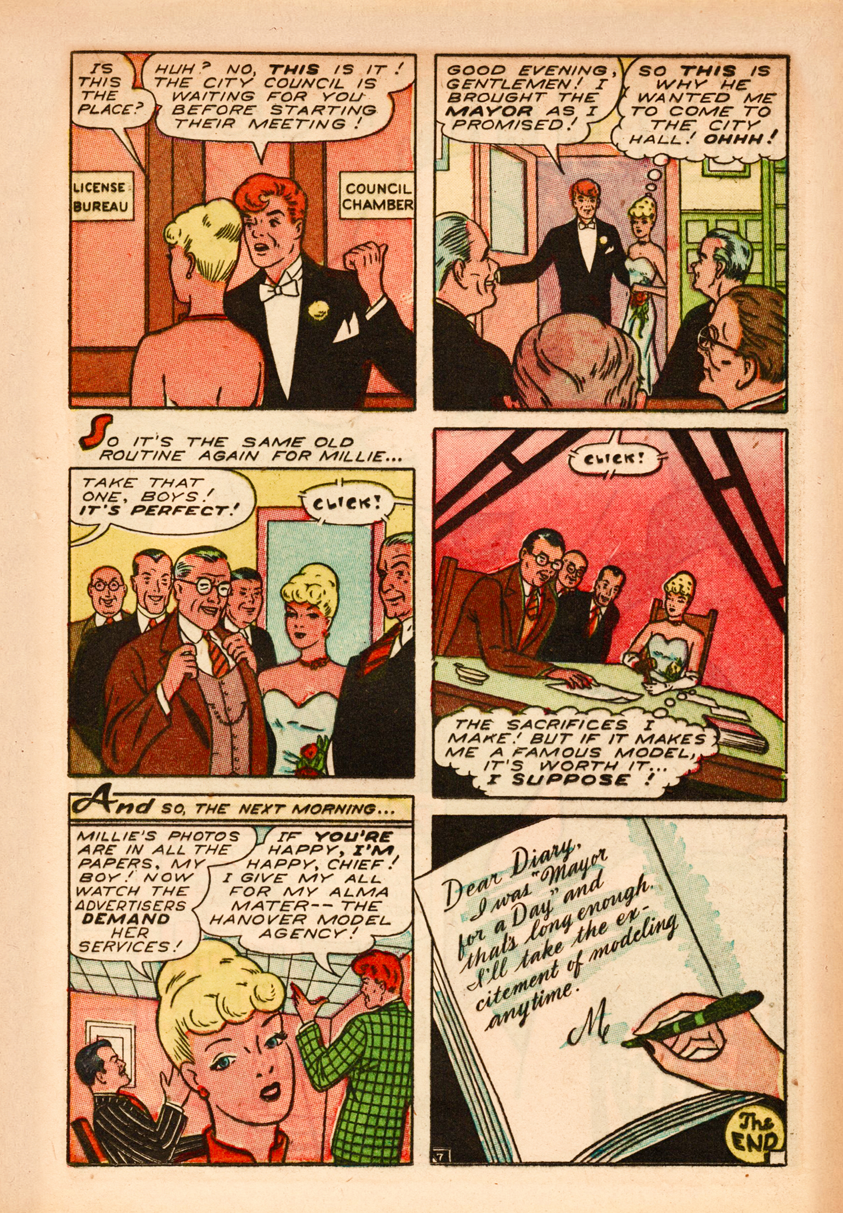 Read online Millie the Model comic -  Issue #4 - 33