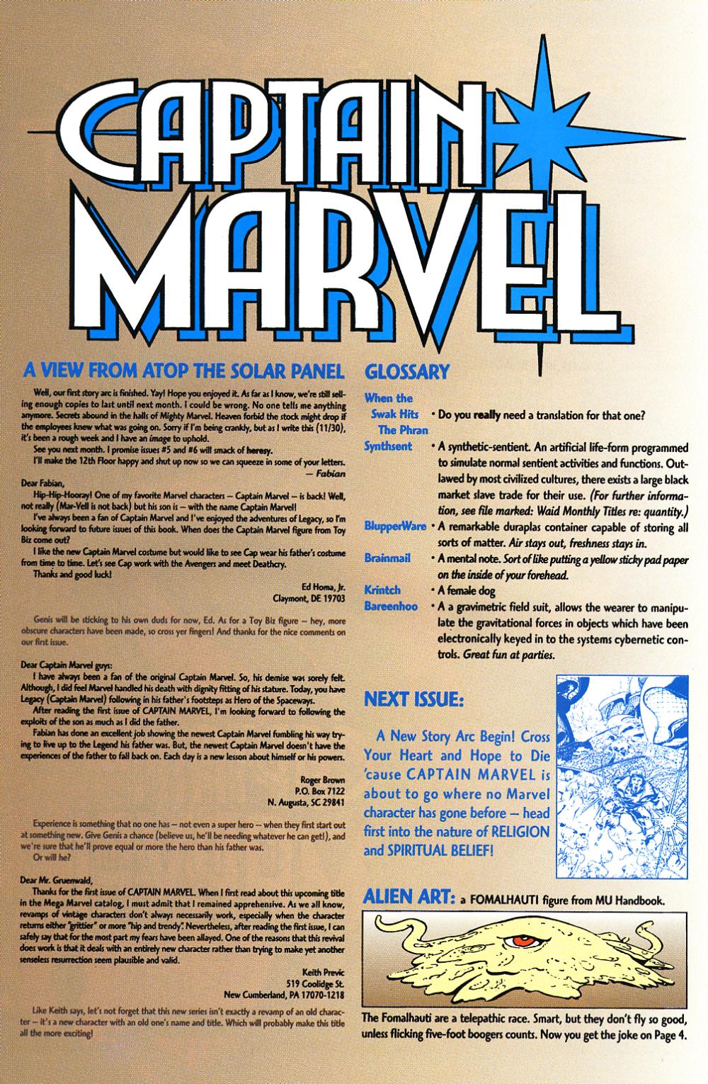 Read online Captain Marvel (1995) comic -  Issue #4 - 23