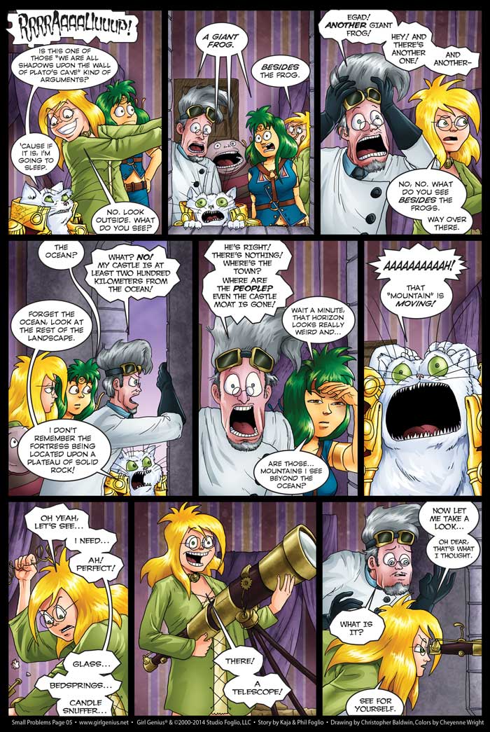 Read online Girl Genius (2002) comic -  Issue #13 - 168
